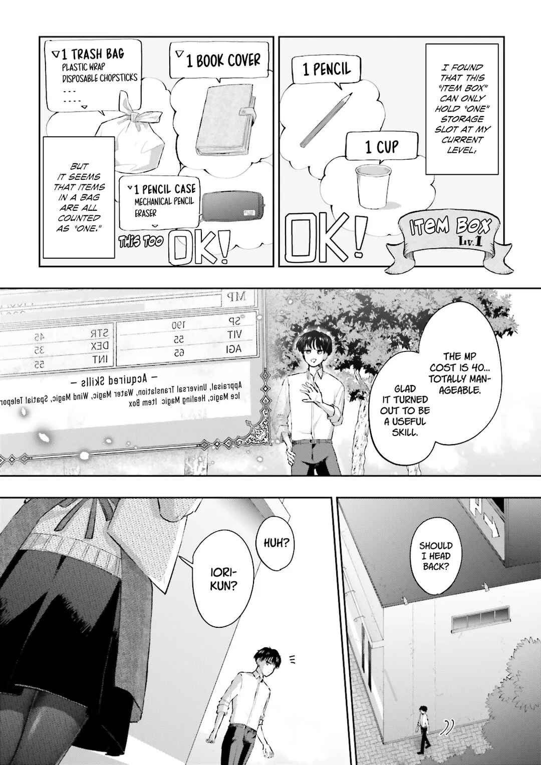 Classmate wa Isekai de Yuusha ni Natta kedo, Ore dake Gendai Nihon ni Okizari ni Narimashita Chapter 3.2 - Page 9
