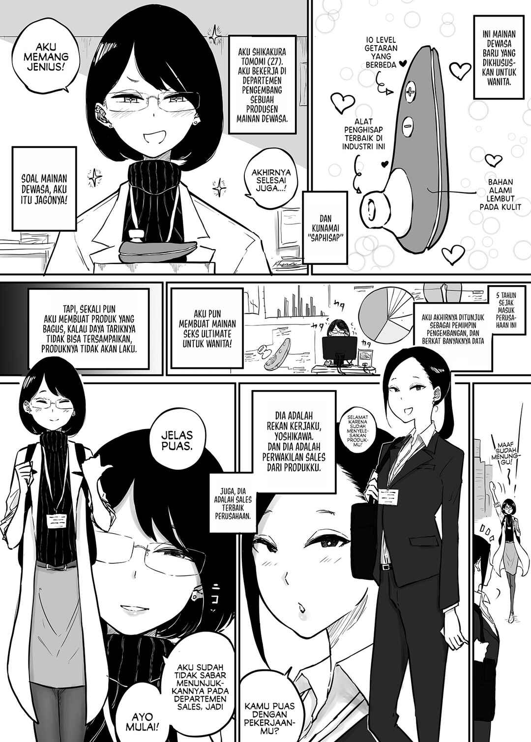 The Sales Rep Who Absolutely Won’t Come VS The Researcher Who Absolutely Wants to Make Her Come Chapter ? - Page 2