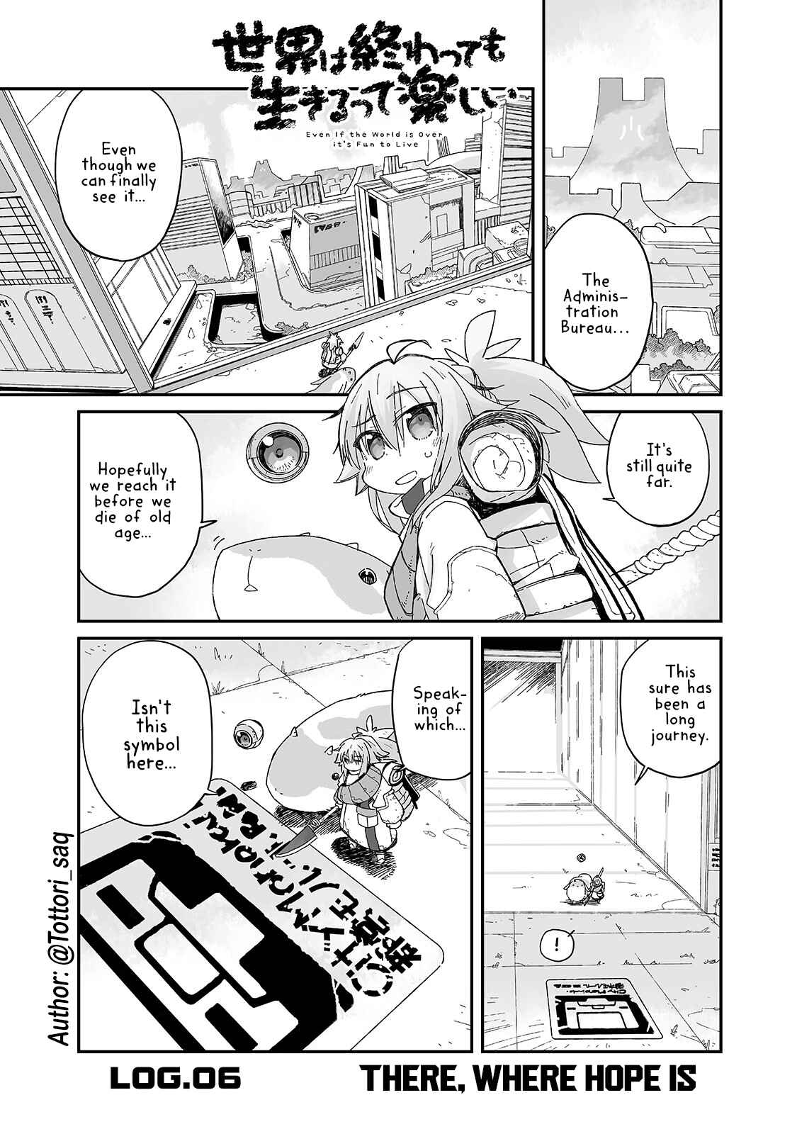 Sekai wa Owattemo Ikirutte Tanoshii Chapter 6 - Page 1