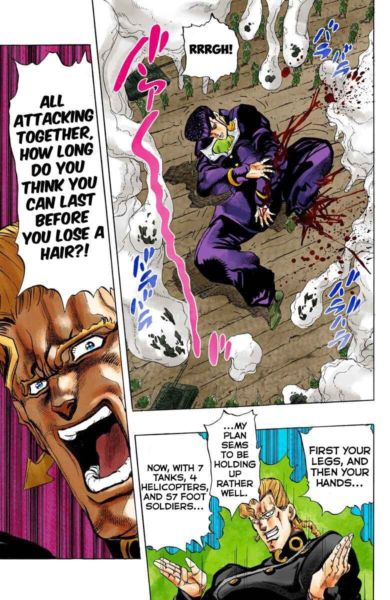 JoJo no Kimyou na Bouken: Part 4 - Diamond wa Kudakenai Color-ban Chapter 15 - Page 14