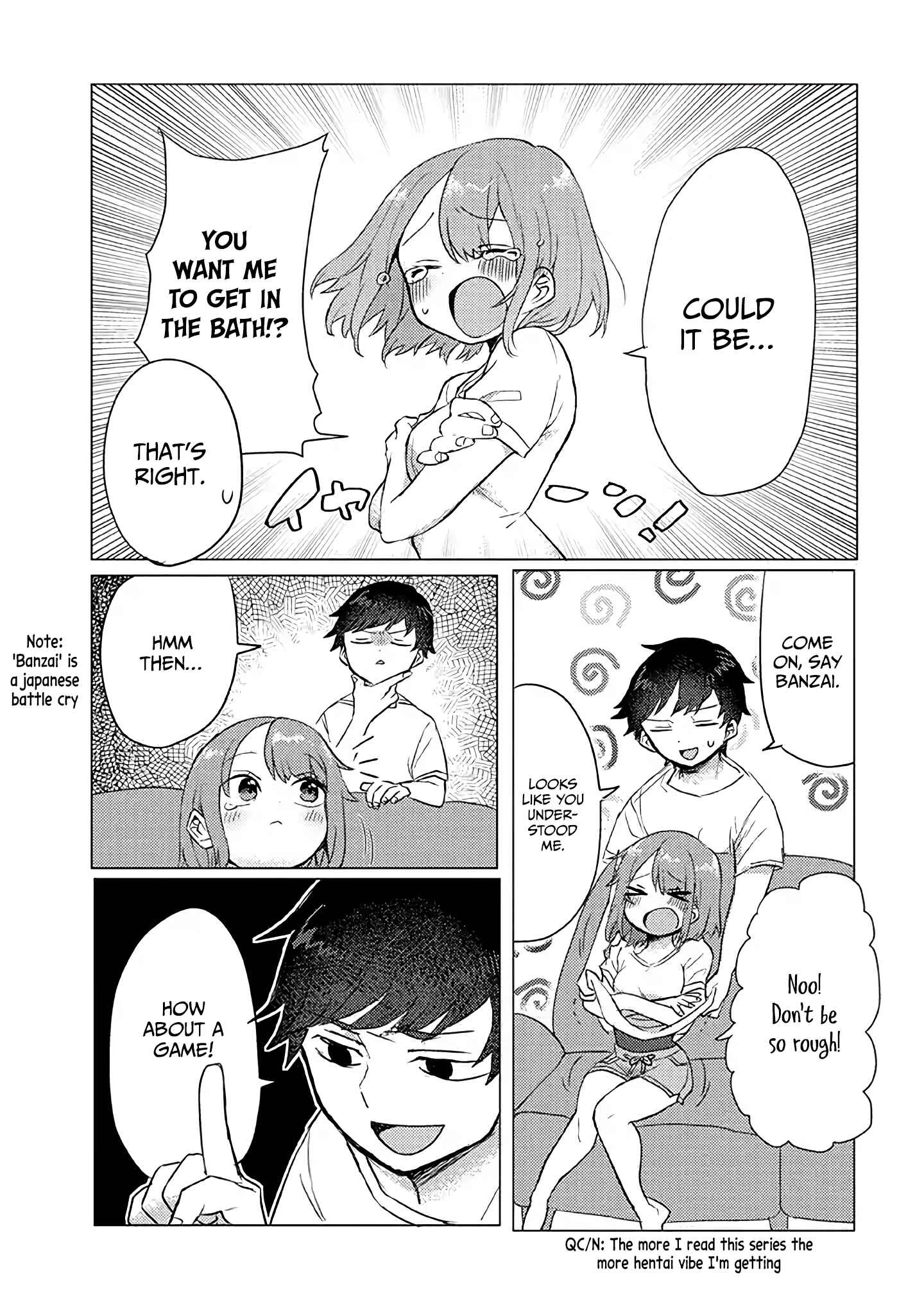 Zettai ni Furo ni Hairitakunai Kanojo VS Zettai ni Furo ni Iretai Kareshi Chapter 9 - Page 4