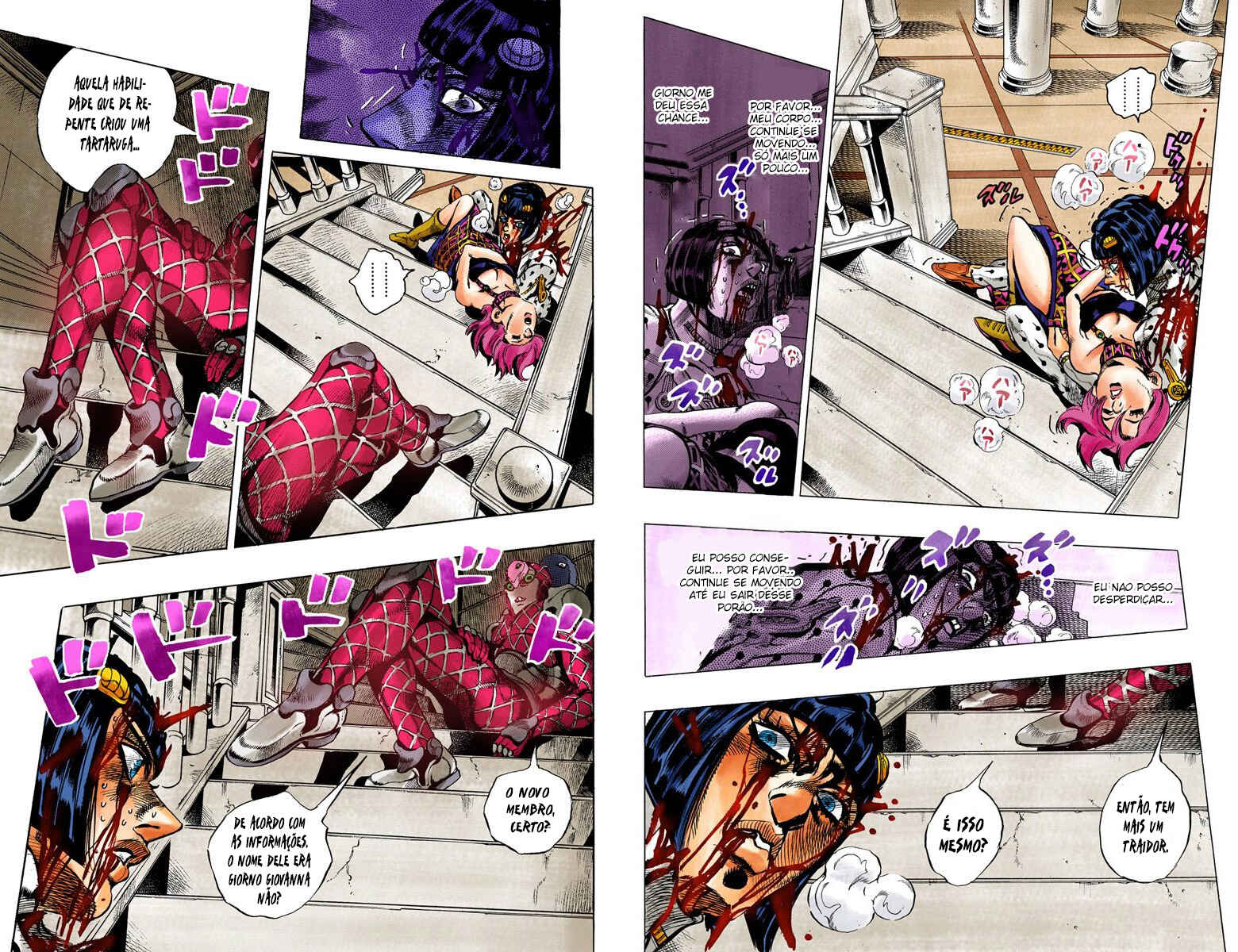 JoJo no Kimyou na Bouken: Part 5 - Ougon no Kaze Color-ban Chapter 82 - Page 4