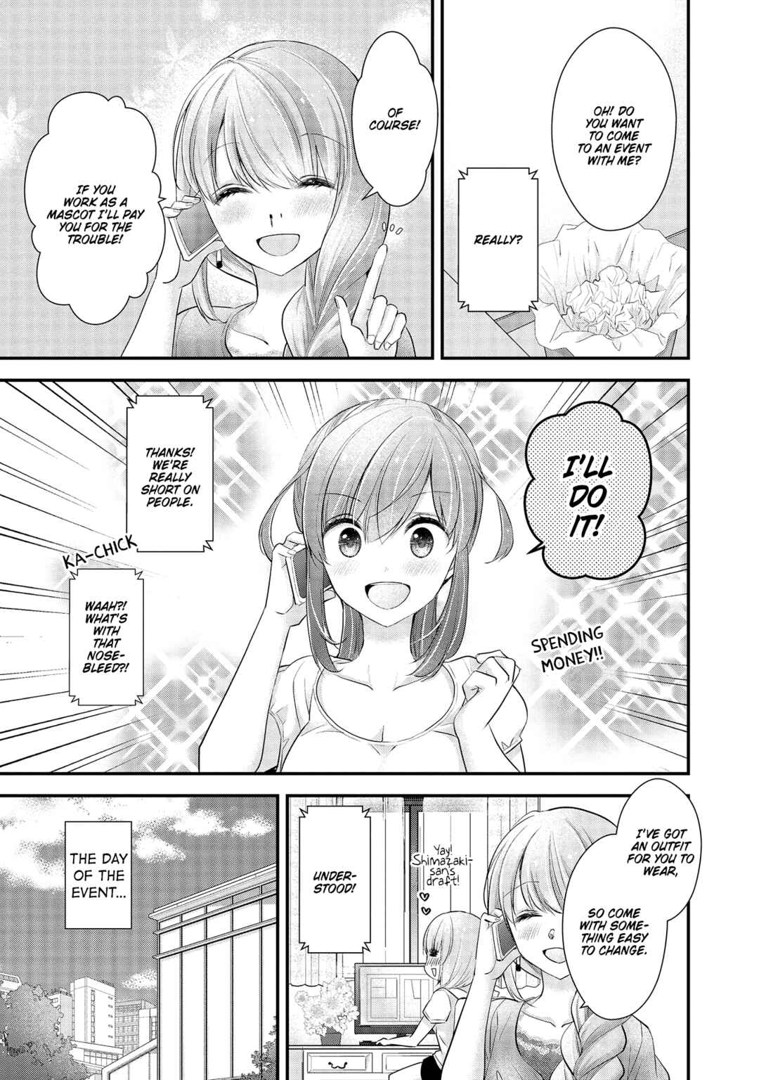 Shimazaki Nana @ Oshigoto Boshuuchuu Chapter 13 - Page 23