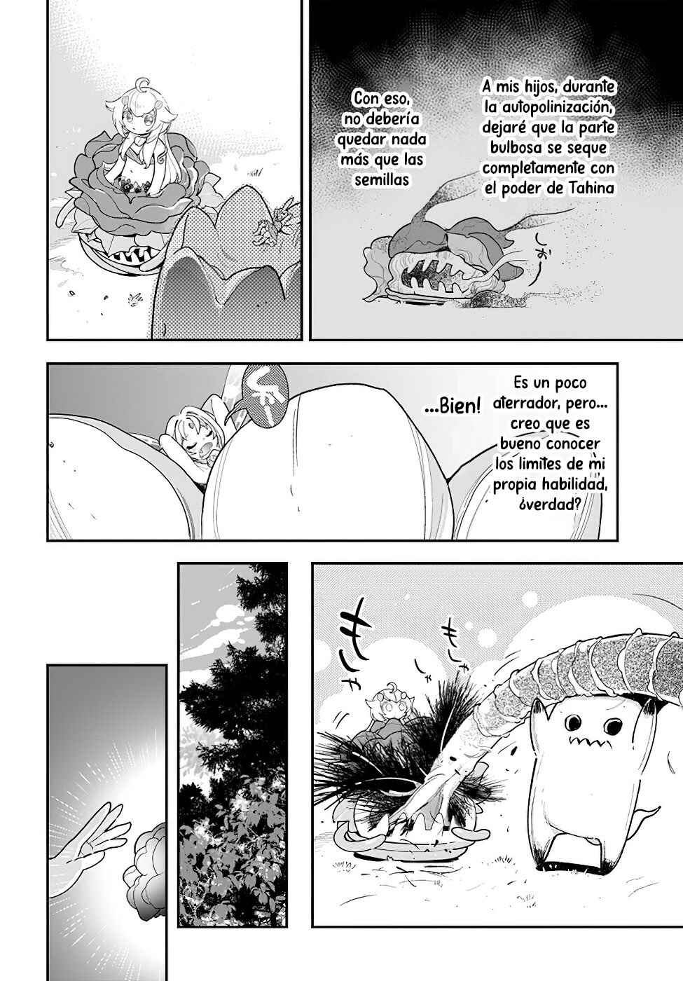 Shokubutsu Monster Musume Nikki: Seijo datta Watashi ga Uragirareta Hate ni Alraune ni Tensei Shite Shimatta node, kore kara wa Kougousei o Shinagara Shizuka ni Shokubutsu Life o Sugoshimasu Chapter 22 - Page 12