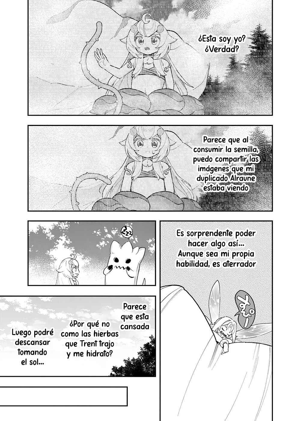 Shokubutsu Monster Musume Nikki: Seijo datta Watashi ga Uragirareta Hate ni Alraune ni Tensei Shite Shimatta node, kore kara wa Kougousei o Shinagara Shizuka ni Shokubutsu Life o Sugoshimasu Chapter 22 - Page 21