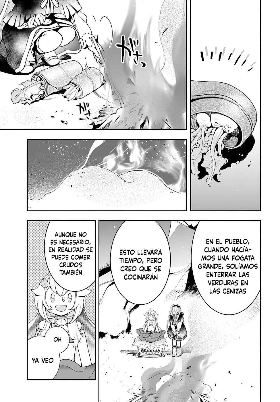 Shokubutsu Monster Musume Nikki: Seijo datta Watashi ga Uragirareta Hate ni Alraune ni Tensei Shite Shimatta node, kore kara wa Kougousei o Shinagara Shizuka ni Shokubutsu Life o Sugoshimasu Chapter 22 - Page 27