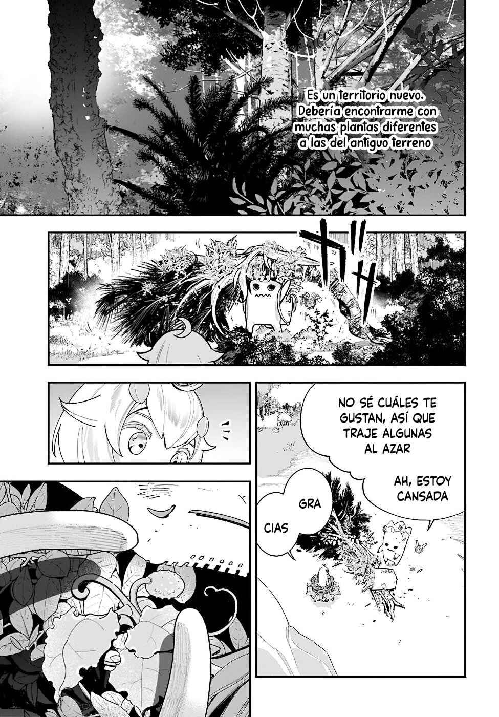 Shokubutsu Monster Musume Nikki: Seijo datta Watashi ga Uragirareta Hate ni Alraune ni Tensei Shite Shimatta node, kore kara wa Kougousei o Shinagara Shizuka ni Shokubutsu Life o Sugoshimasu Chapter 22 - Page 7