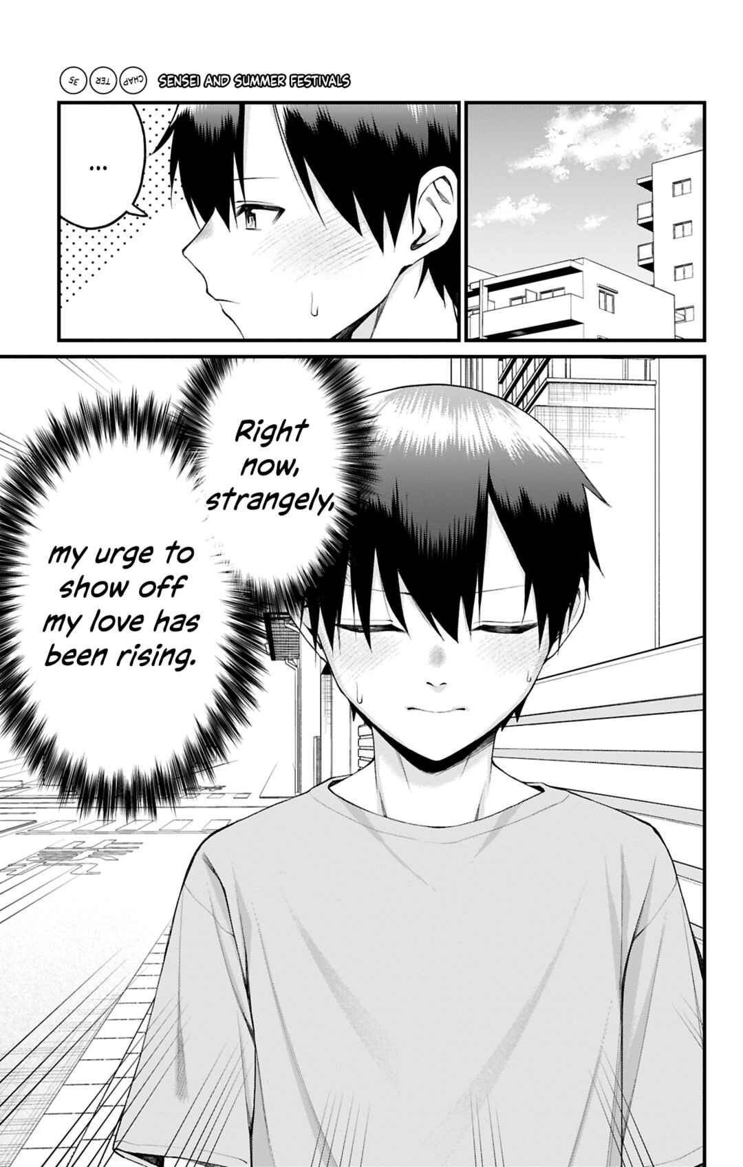 Akanabe-sensei wa Tereshirazu Chapter 35 - Page 1