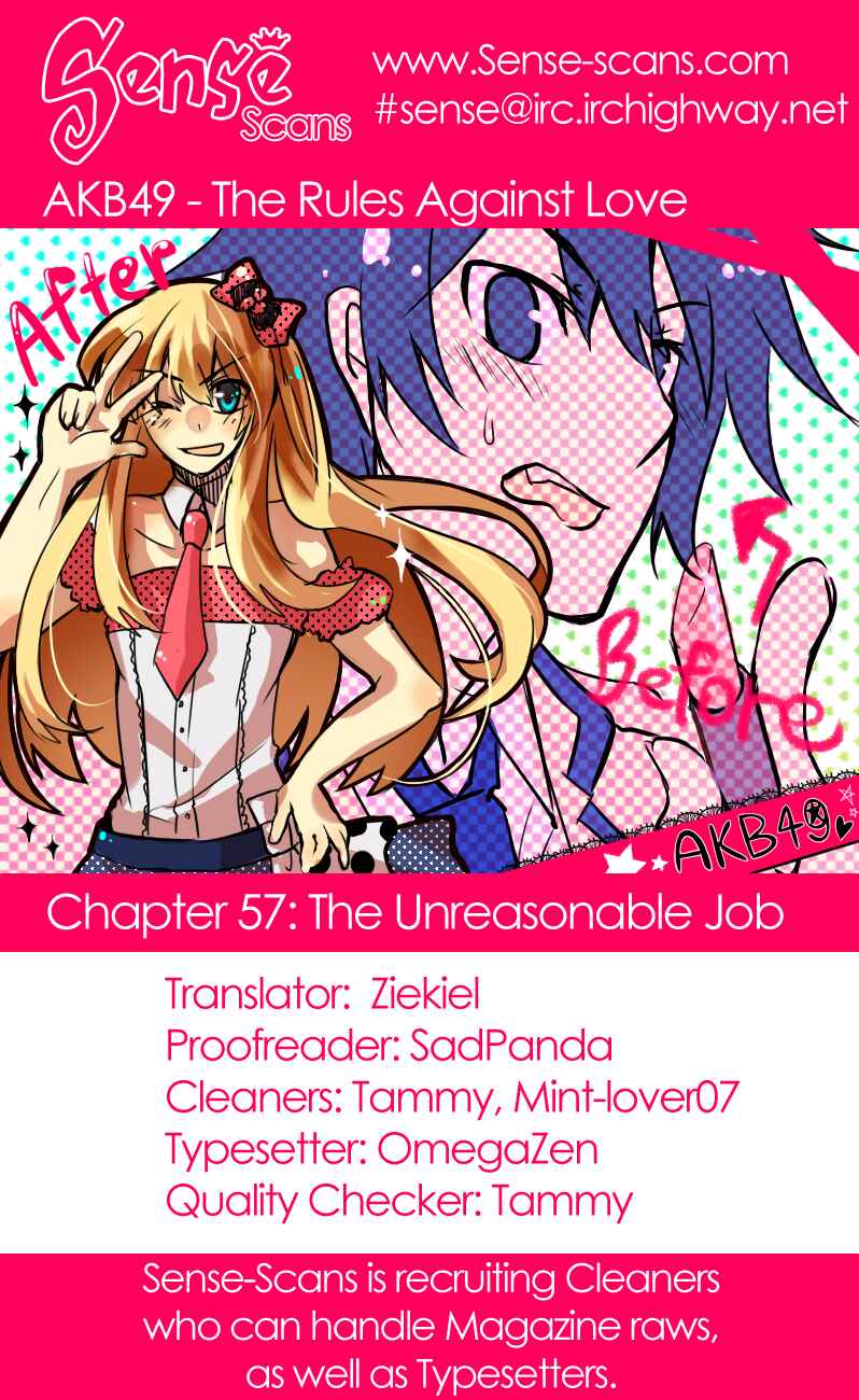 AKB49: Ren'ai Kinshi Jourei Chapter 57 - Page 1