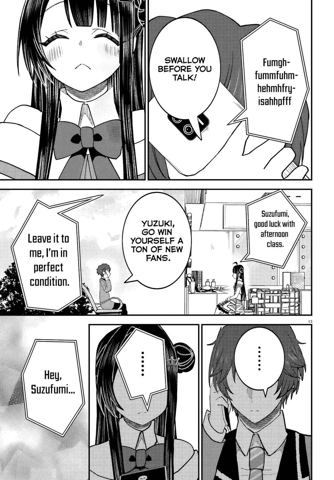 Ore no Haitoku Meshi wo Onedari Sezu ni Irarenai, Otonari no Top Idol-sama Chapter 10 - Page 14