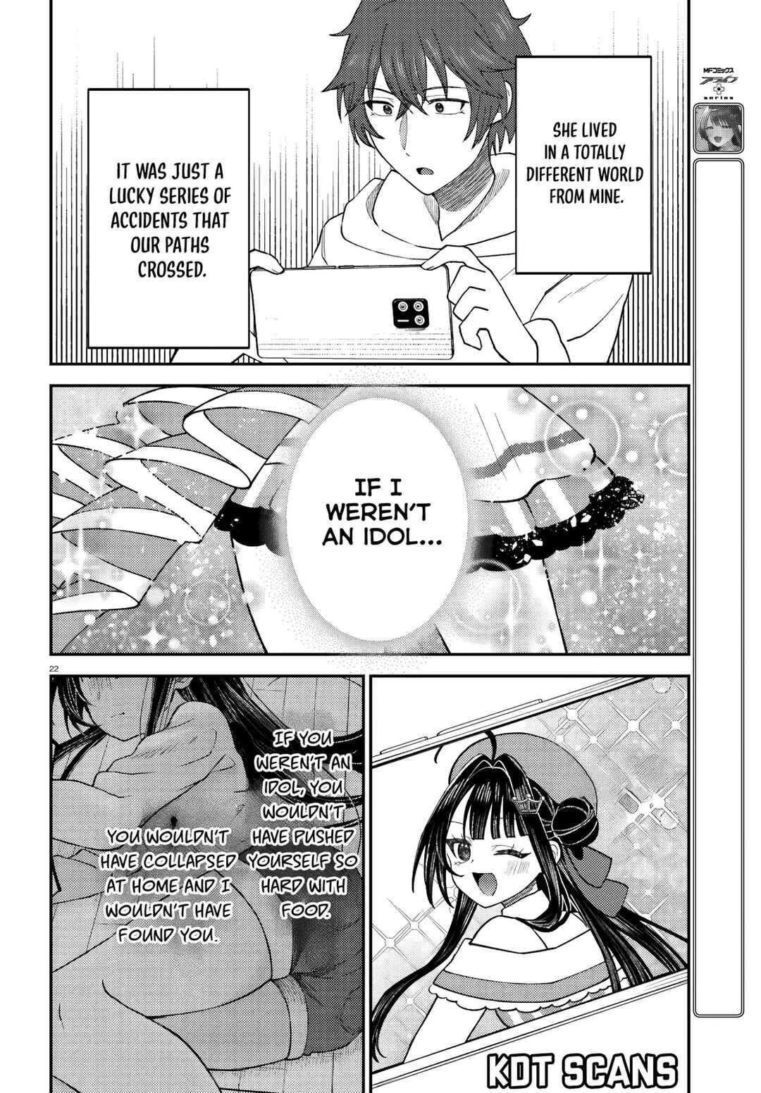 Ore no Haitoku Meshi wo Onedari Sezu ni Irarenai, Otonari no Top Idol-sama Chapter 10 - Page 22