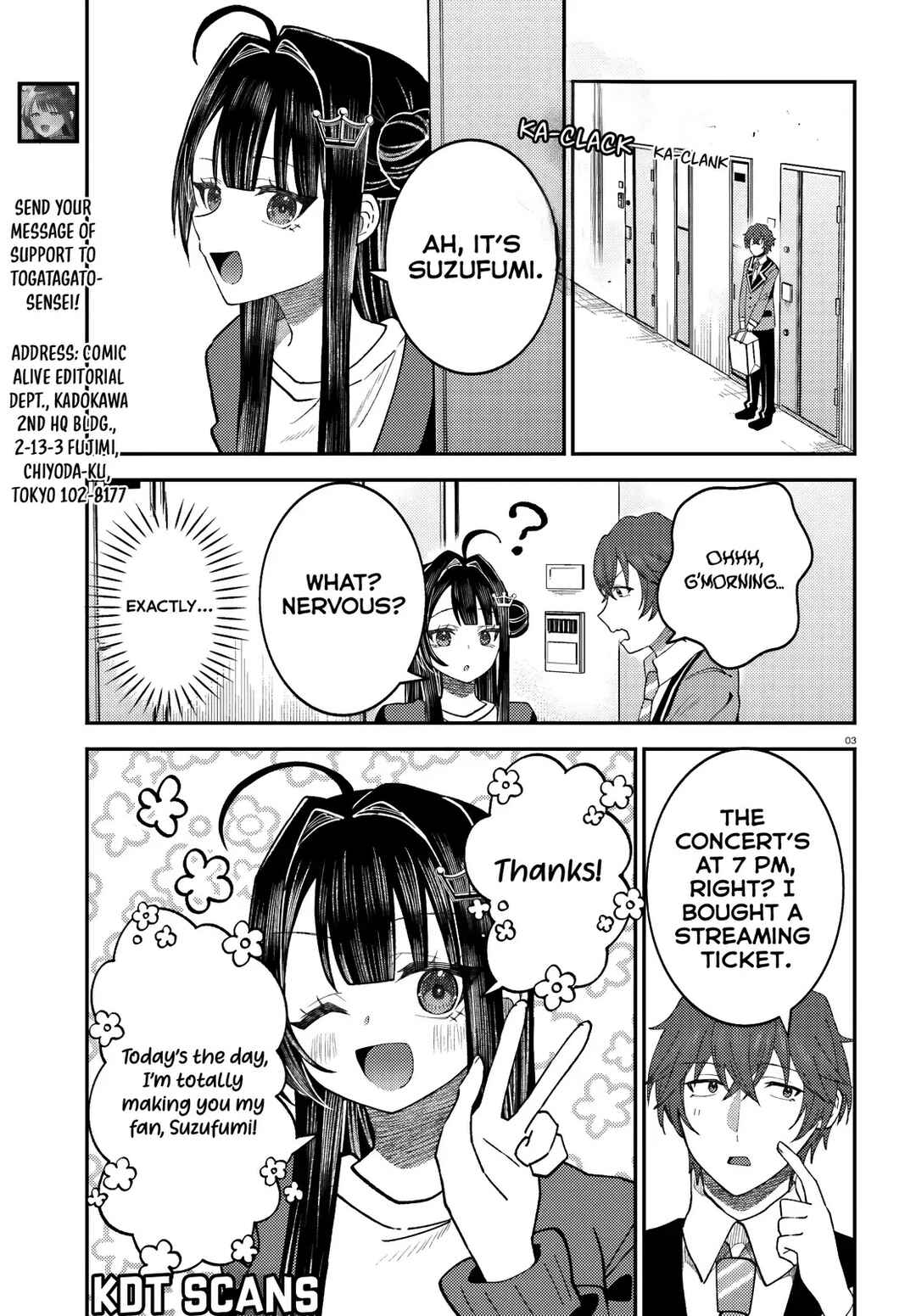 Ore no Haitoku Meshi wo Onedari Sezu ni Irarenai, Otonari no Top Idol-sama Chapter 10 - Page 4