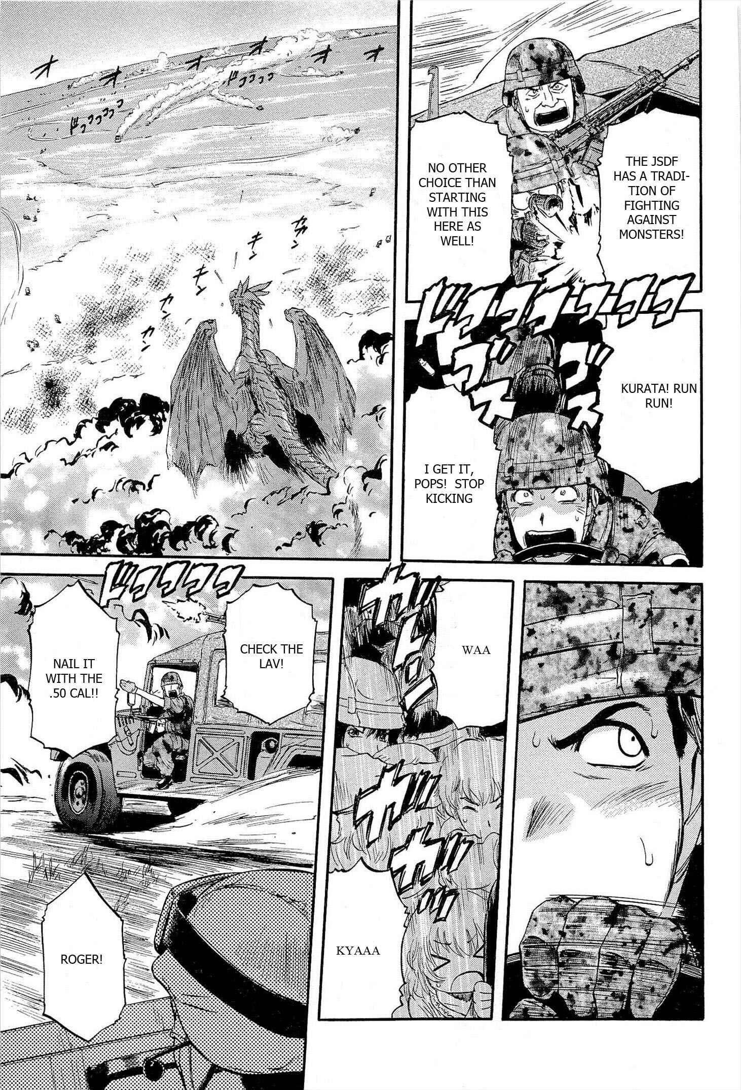 GATE - Jieitai Kanochi nite, Kaku Tatakaeri Chapter 6 - Page 7