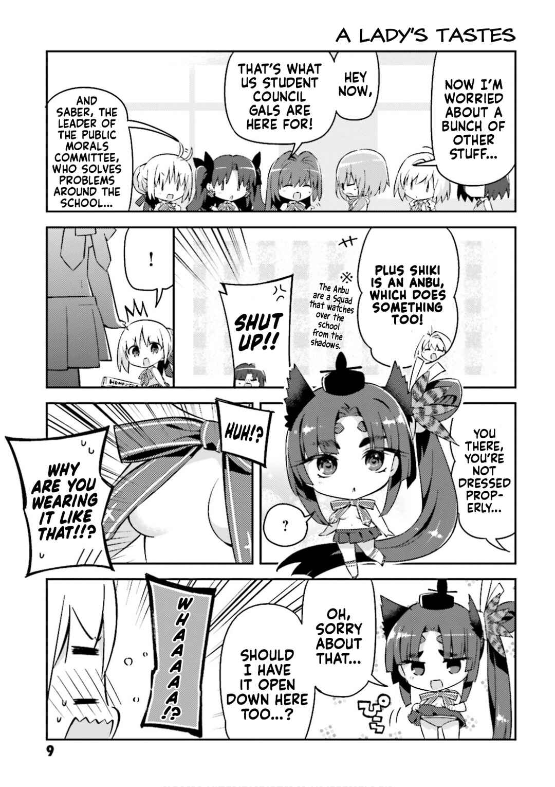 Type-Moon Gakuen - Chibi Chuki! Chapter 23 - Page 9