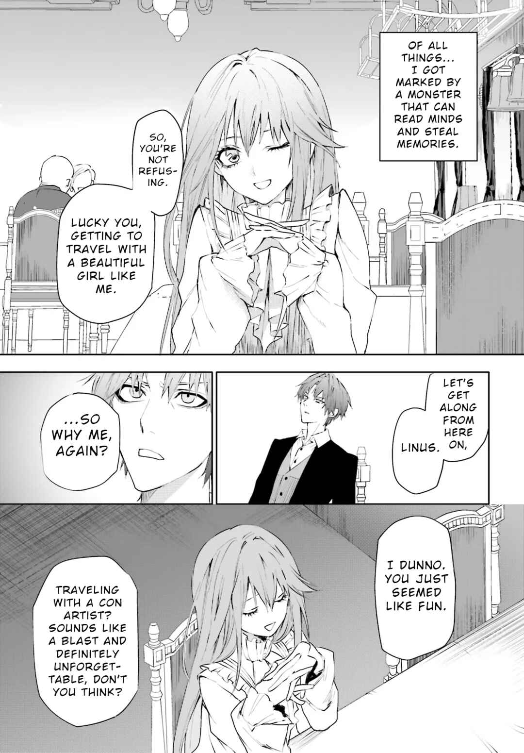 Masquerade Confidence: The Conman and the Girl’s Masked Journey Chapter 2.1 - Page 7