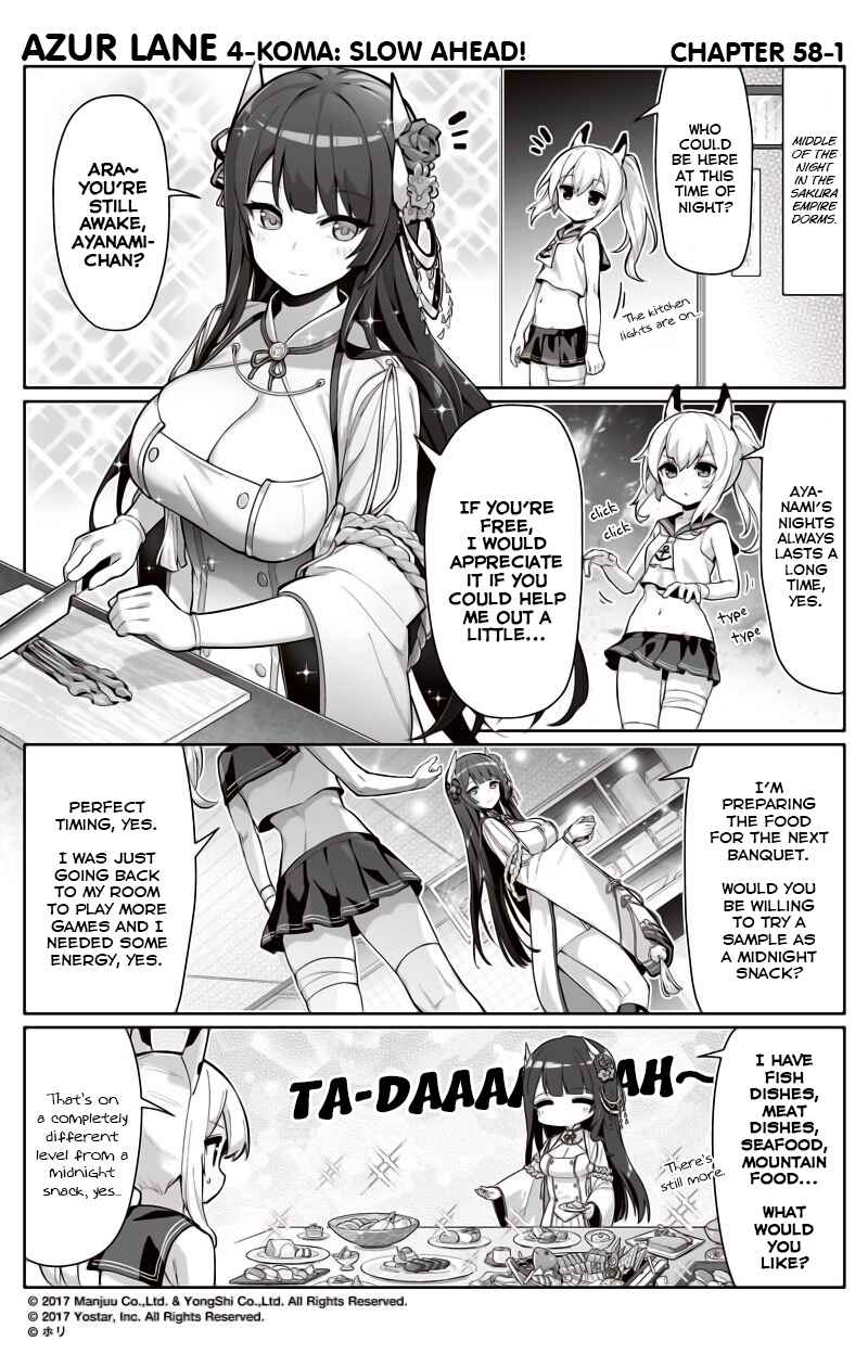 Azur Lane: Bisoku Zensin! Chapter 58 - Page 1