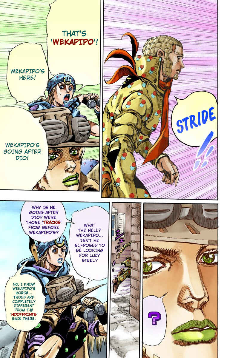JoJo no Kimyou na Bouken: Part 7 - Steel Ball Run Color-ban Chapter 64 - Page 13