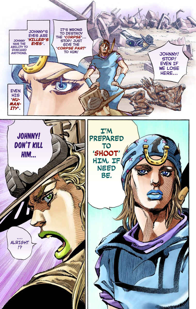 JoJo no Kimyou na Bouken: Part 7 - Steel Ball Run Color-ban Chapter 64 - Page 15