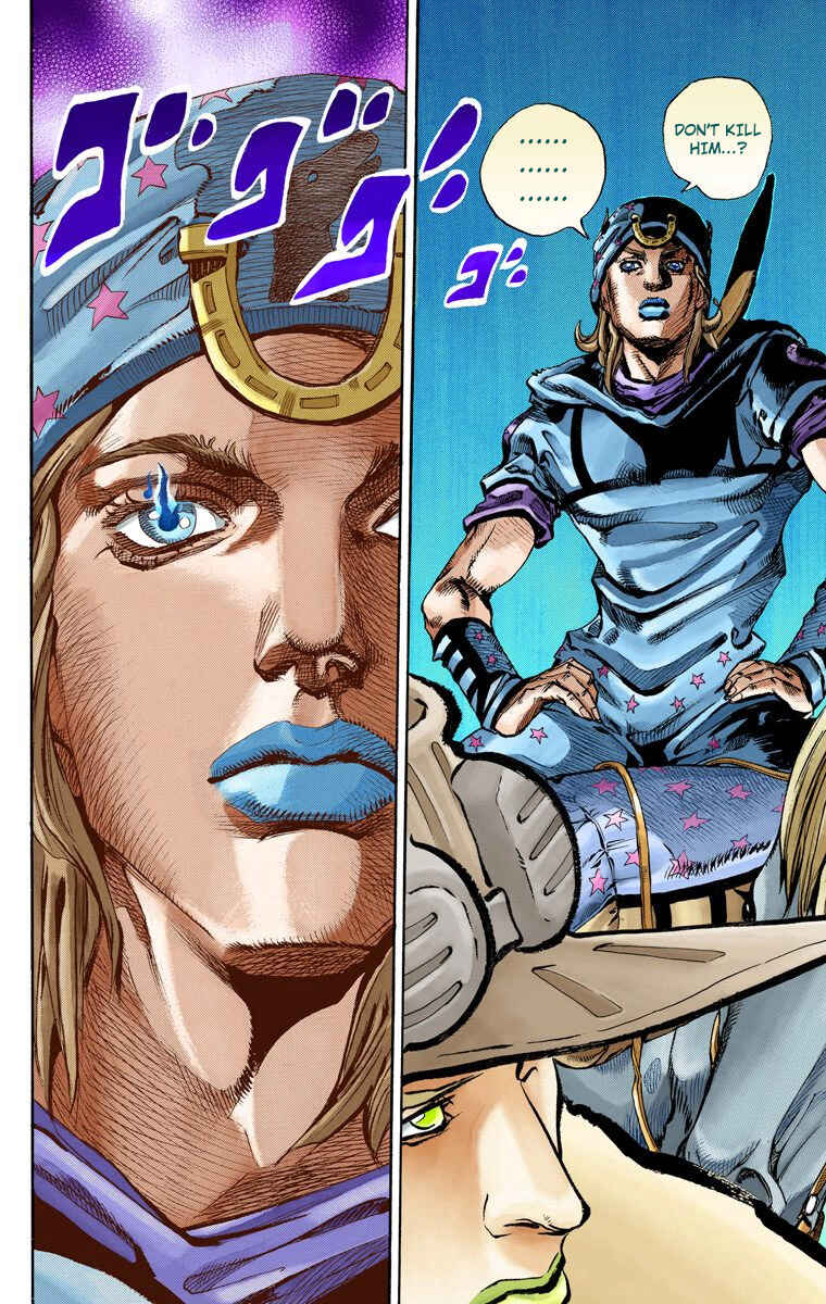 JoJo no Kimyou na Bouken: Part 7 - Steel Ball Run Color-ban Chapter 64 - Page 16