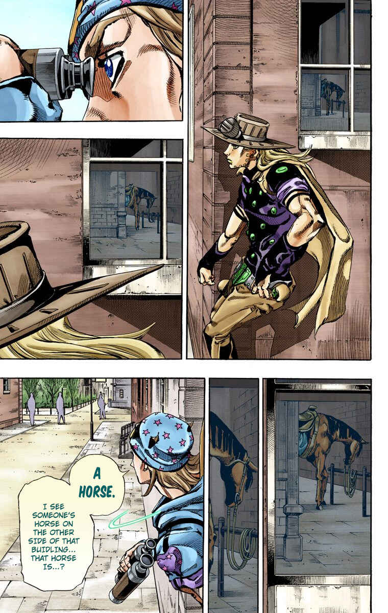 JoJo no Kimyou na Bouken: Part 7 - Steel Ball Run Color-ban Chapter 64 - Page 19