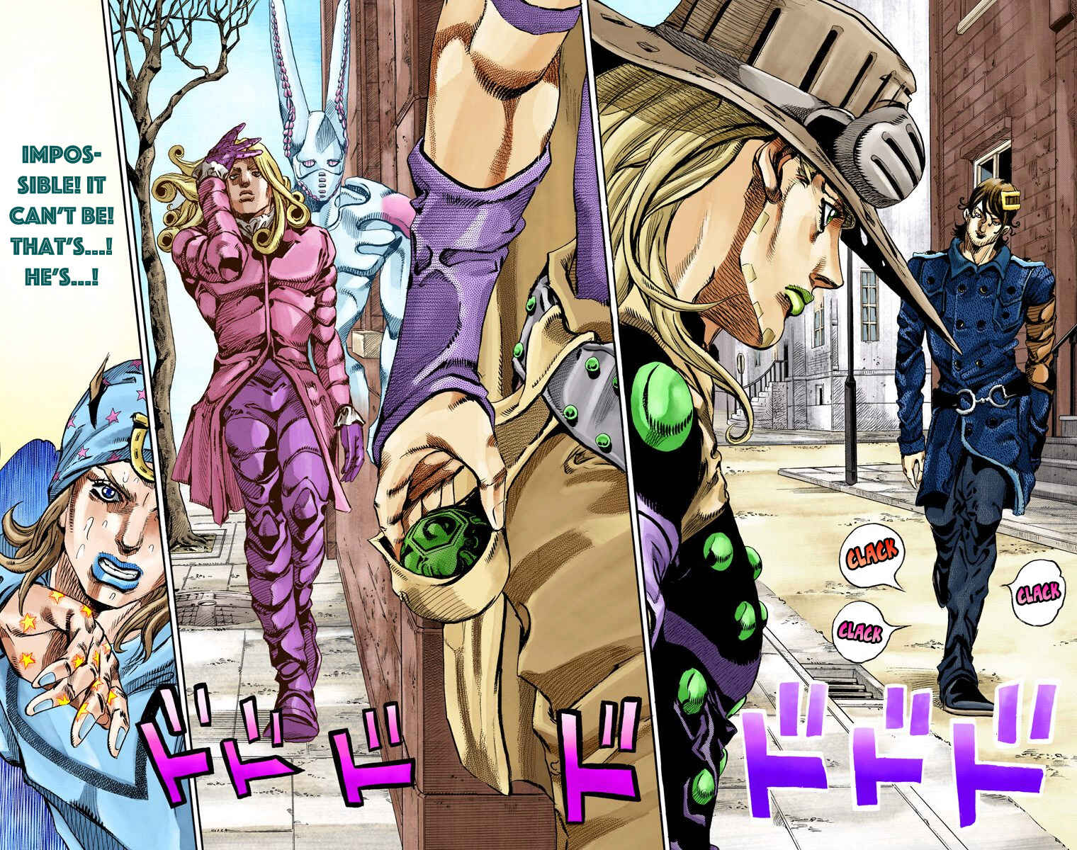 JoJo no Kimyou na Bouken: Part 7 - Steel Ball Run Color-ban Chapter 64 - Page 22