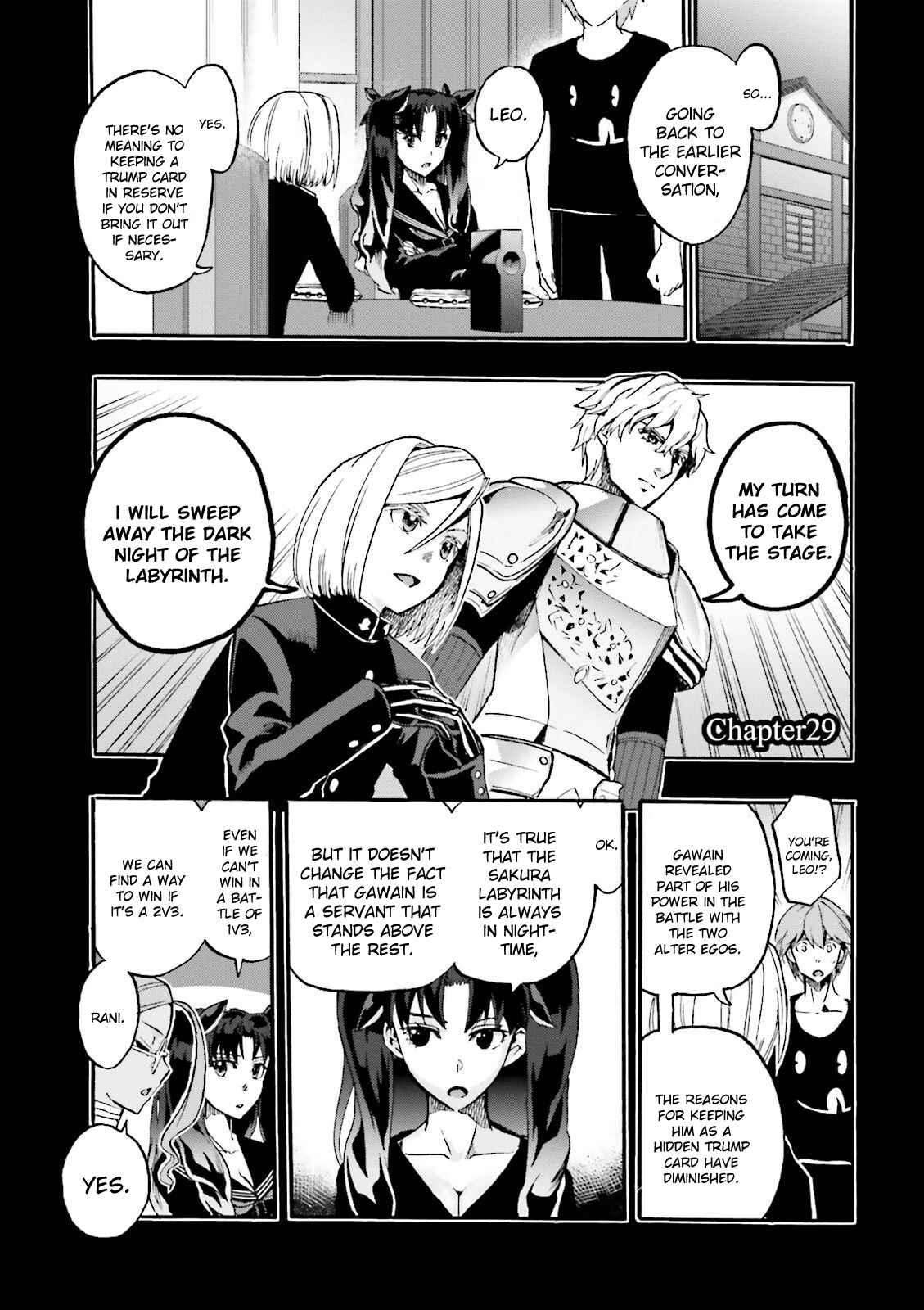 Fate/EXTRA CCC FoxTail Chapter 29 - Page 1