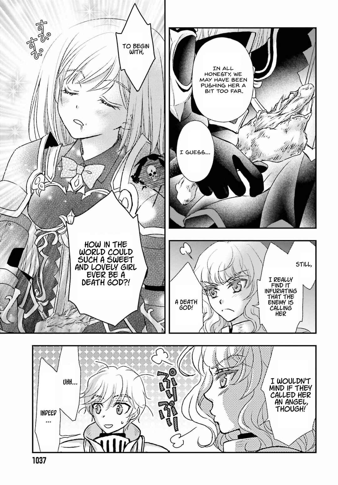 Shinigami ni Sodaterareta Shoujo wa Shikkoku no Tsurugi o Mune ni Idaku Chapter 34 - Page 11