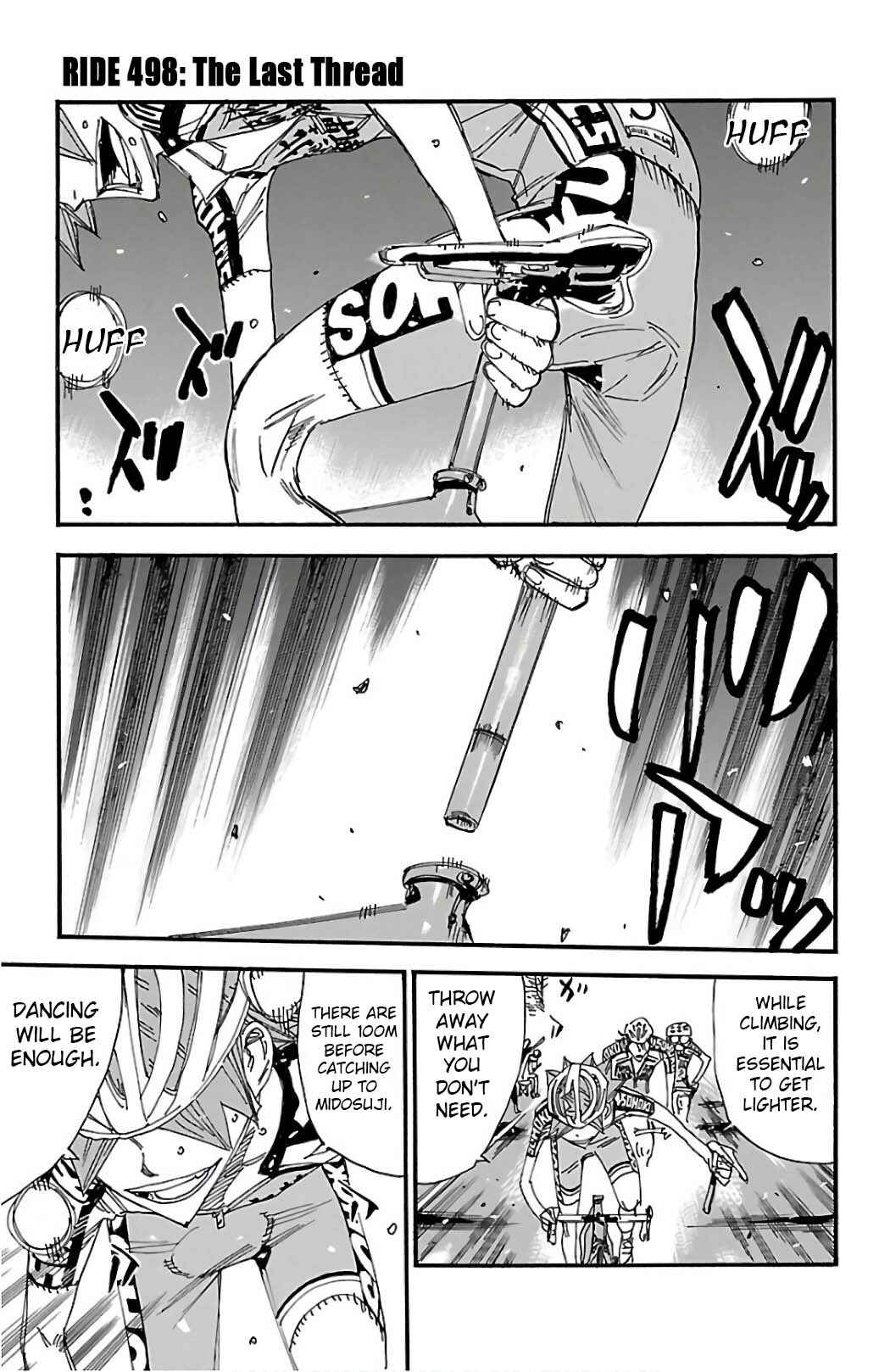 Yowamushi Pedal Chapter 498 - Page 1