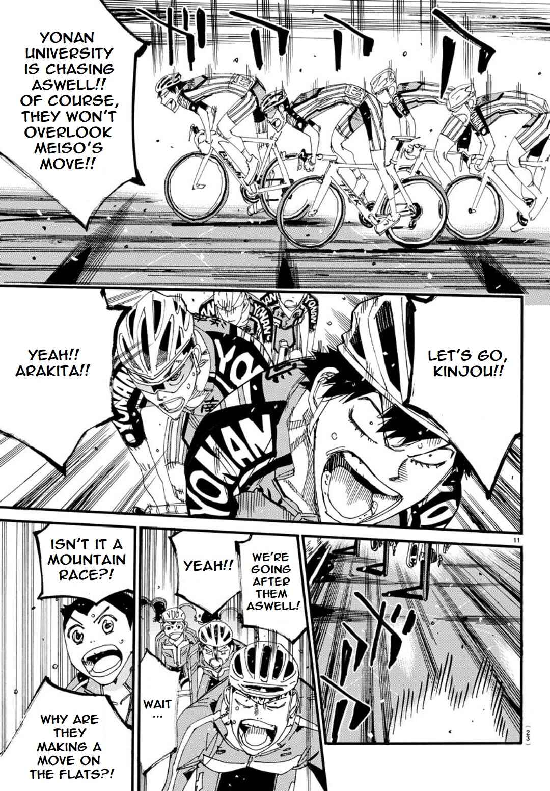 Yowamushi Pedal - Spare Bike Chapter 116 - Page 11
