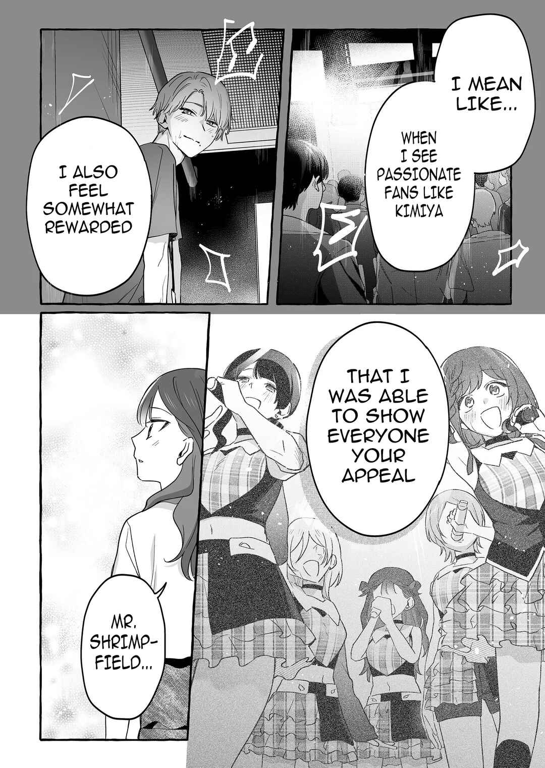 Damedol to Sekai ni 1-nin dake no Fan Chapter 30 - Page 14