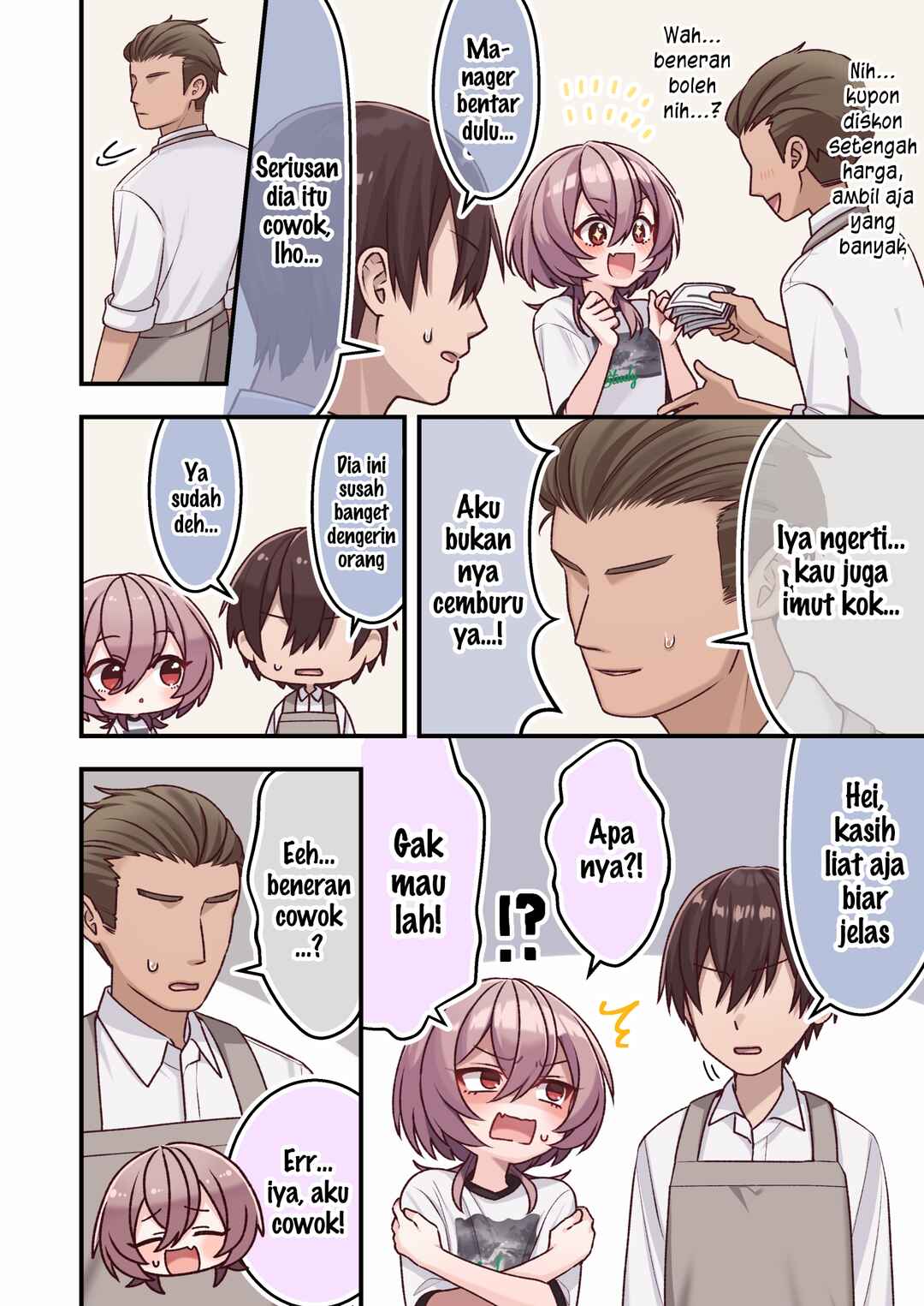 Omotteta Kanji ni Naranakatta Otoko no Ko Chapter 17 - Page 3