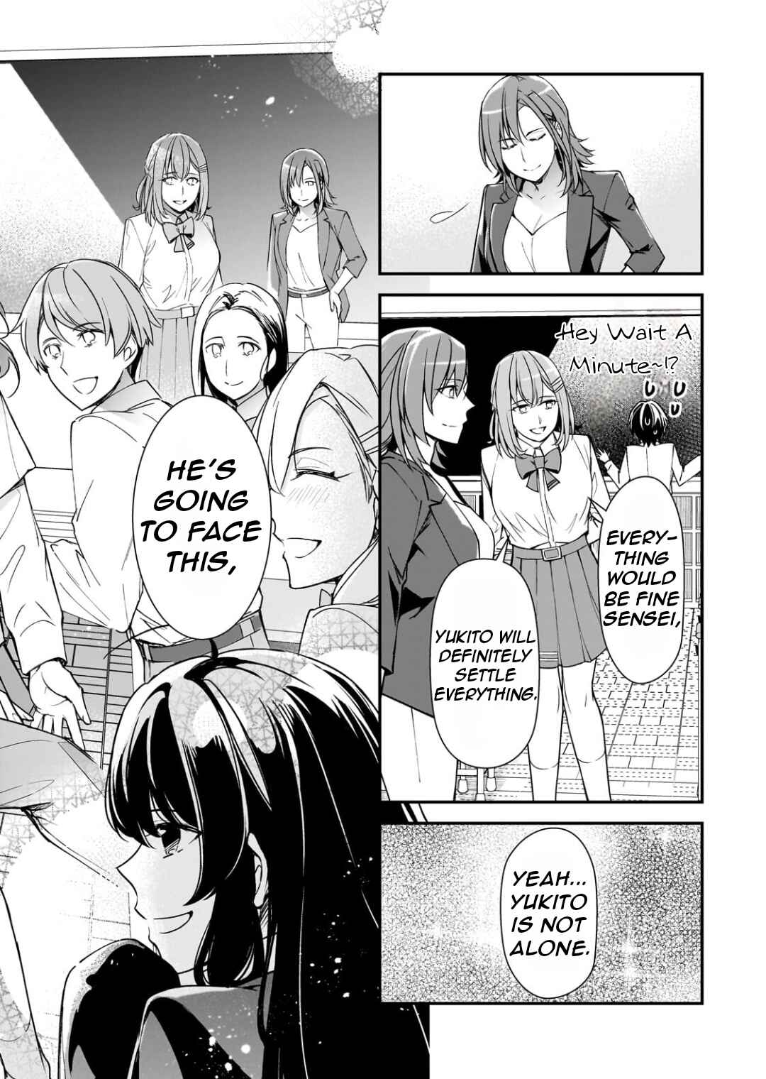 Ore ni Trauma wo Ataeta Joshi-tachi ga Chirachira Mitekuru kedo, Zannen desuga Teokure desu Chapter 22.3 - Page 12