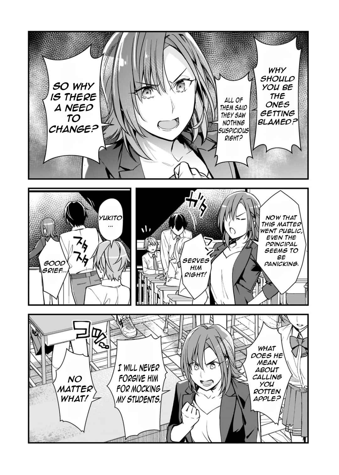 Ore ni Trauma wo Ataeta Joshi-tachi ga Chirachira Mitekuru kedo, Zannen desuga Teokure desu Chapter 22.3 - Page 4
