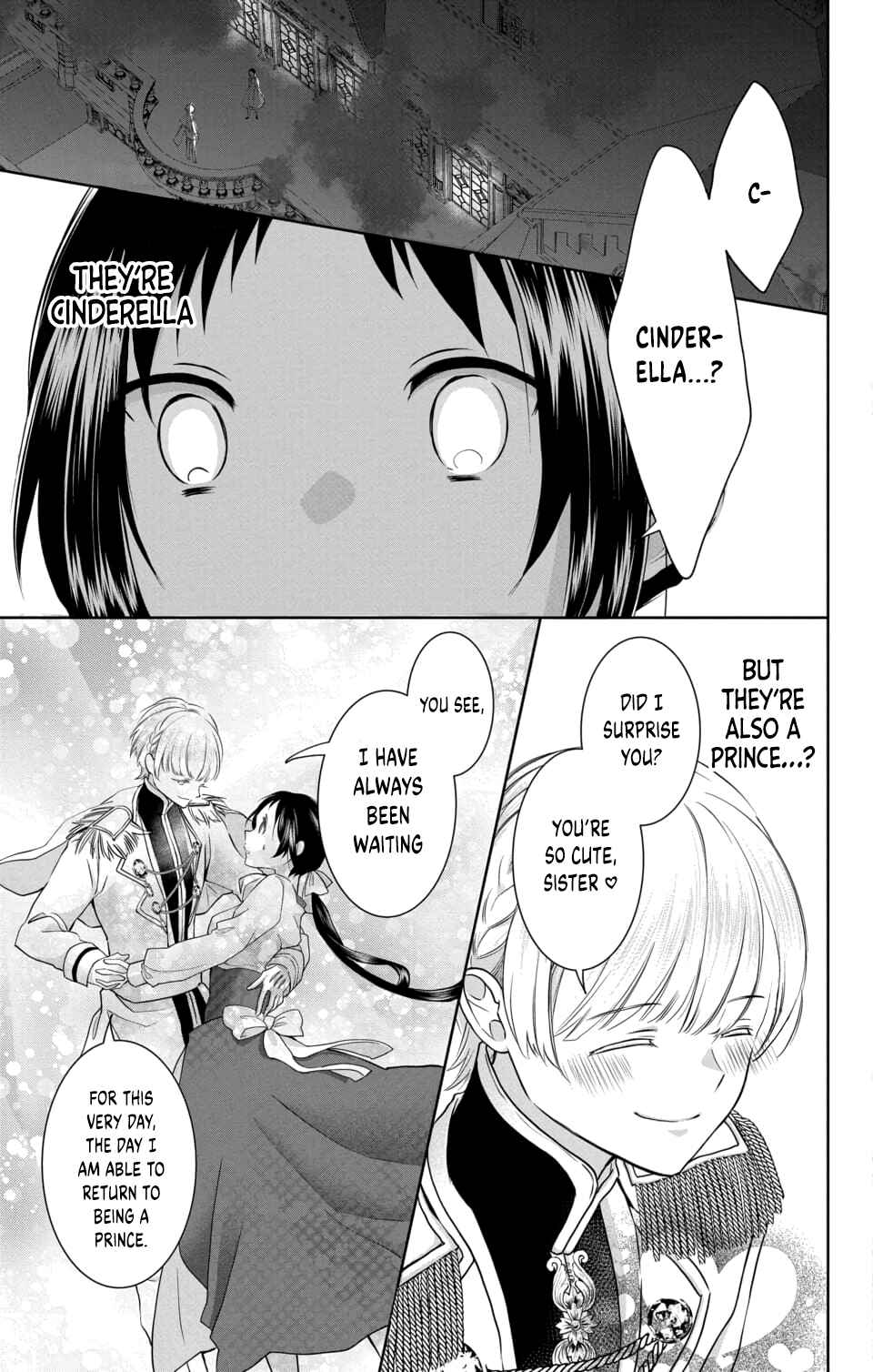 Cinderella no Giri Ane ni Tensei shitakedo Futari no Ouji ni Dekiaisareteimasu Chapter 1 - Page 47