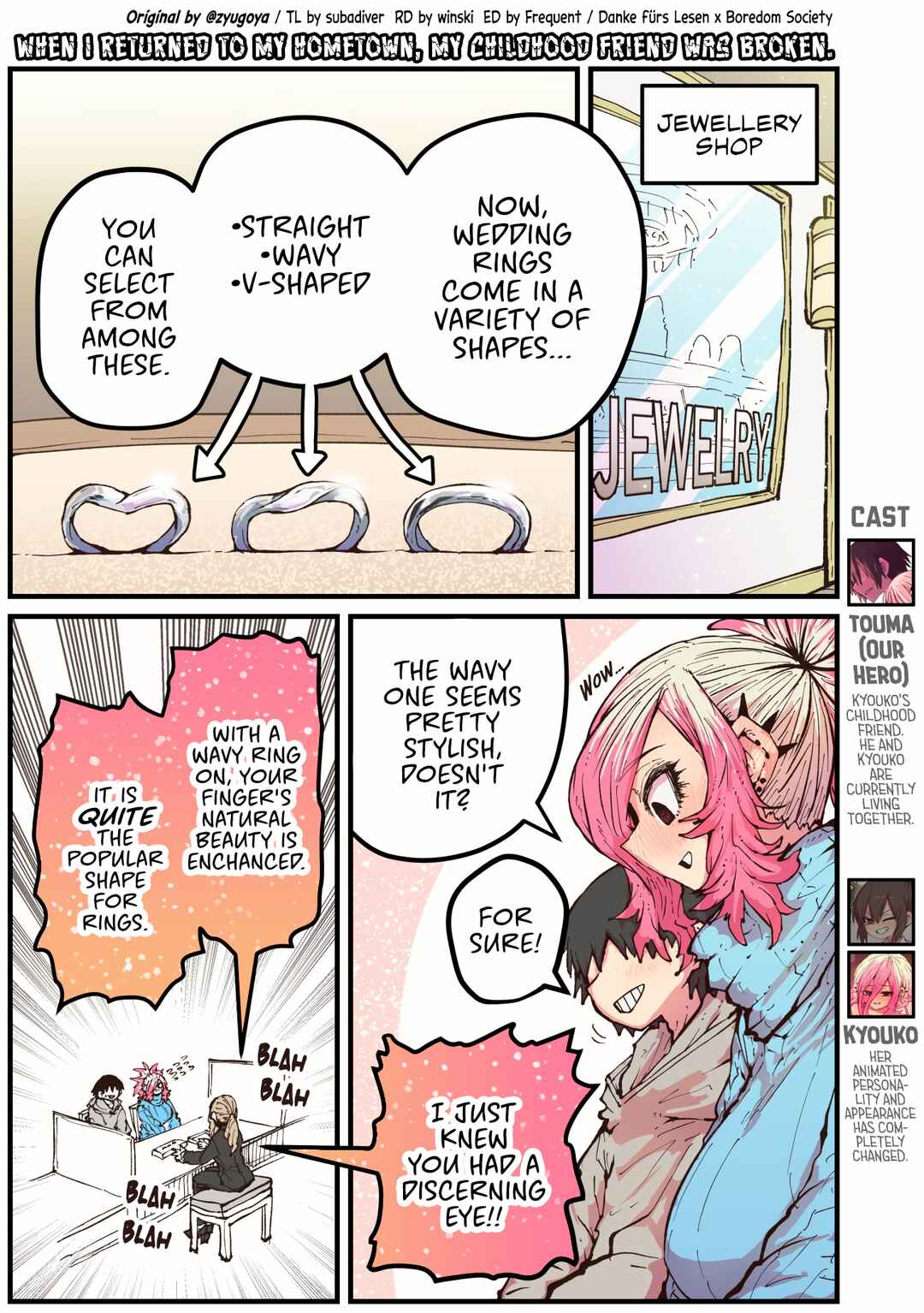Jimoto ni Kaettekitara Osananajimi ga Kowareteta Chapter 42 - Page 1