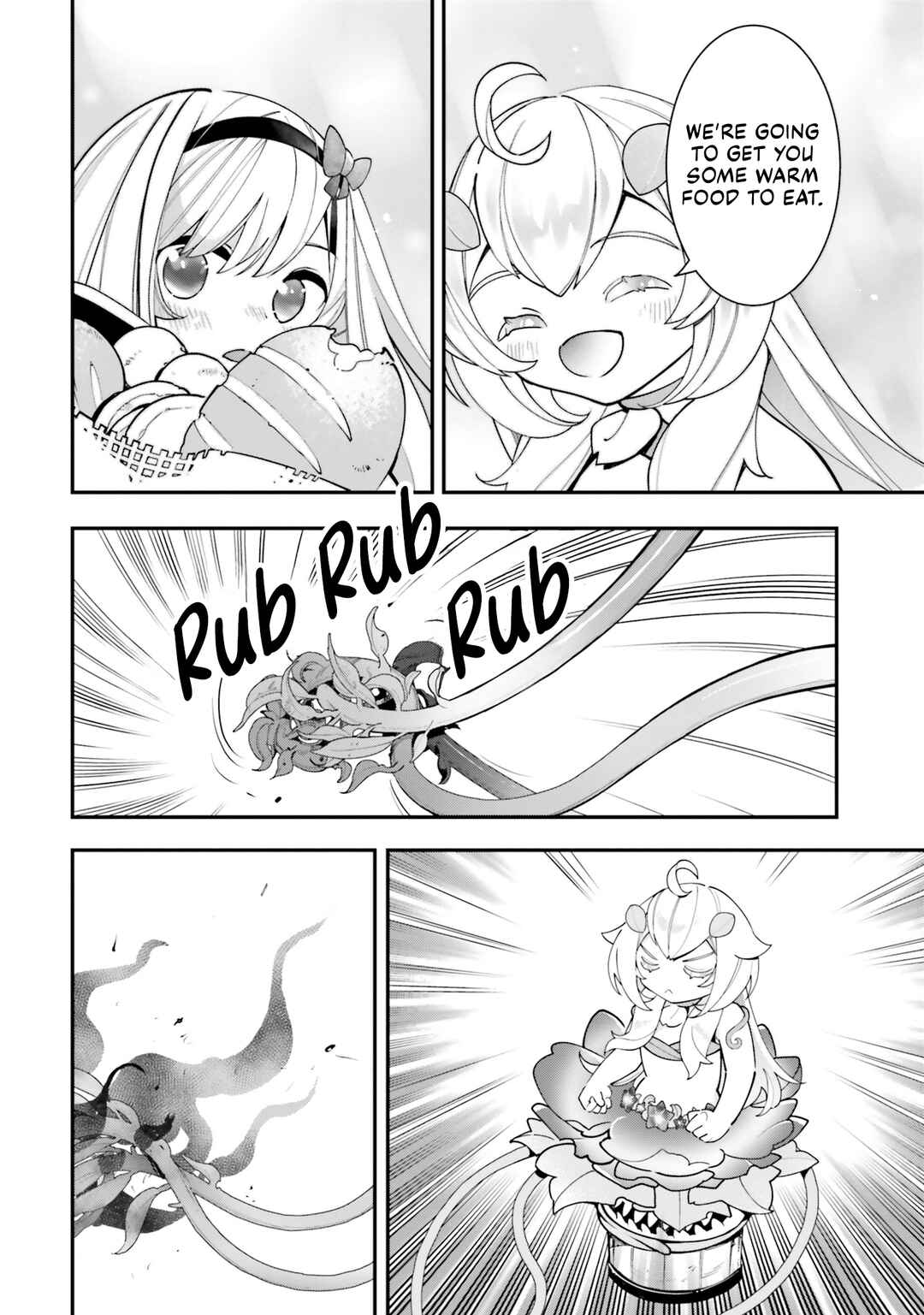 Shokubutsu Monster Musume Nikki: Seijo datta Watashi ga Uragirareta Hate ni Alraune ni Tensei Shite Shimatta node, kore kara wa Kougousei o Shinagara Shizuka ni Shokubutsu Life o Sugoshimasu Chapter 20 - Page 19