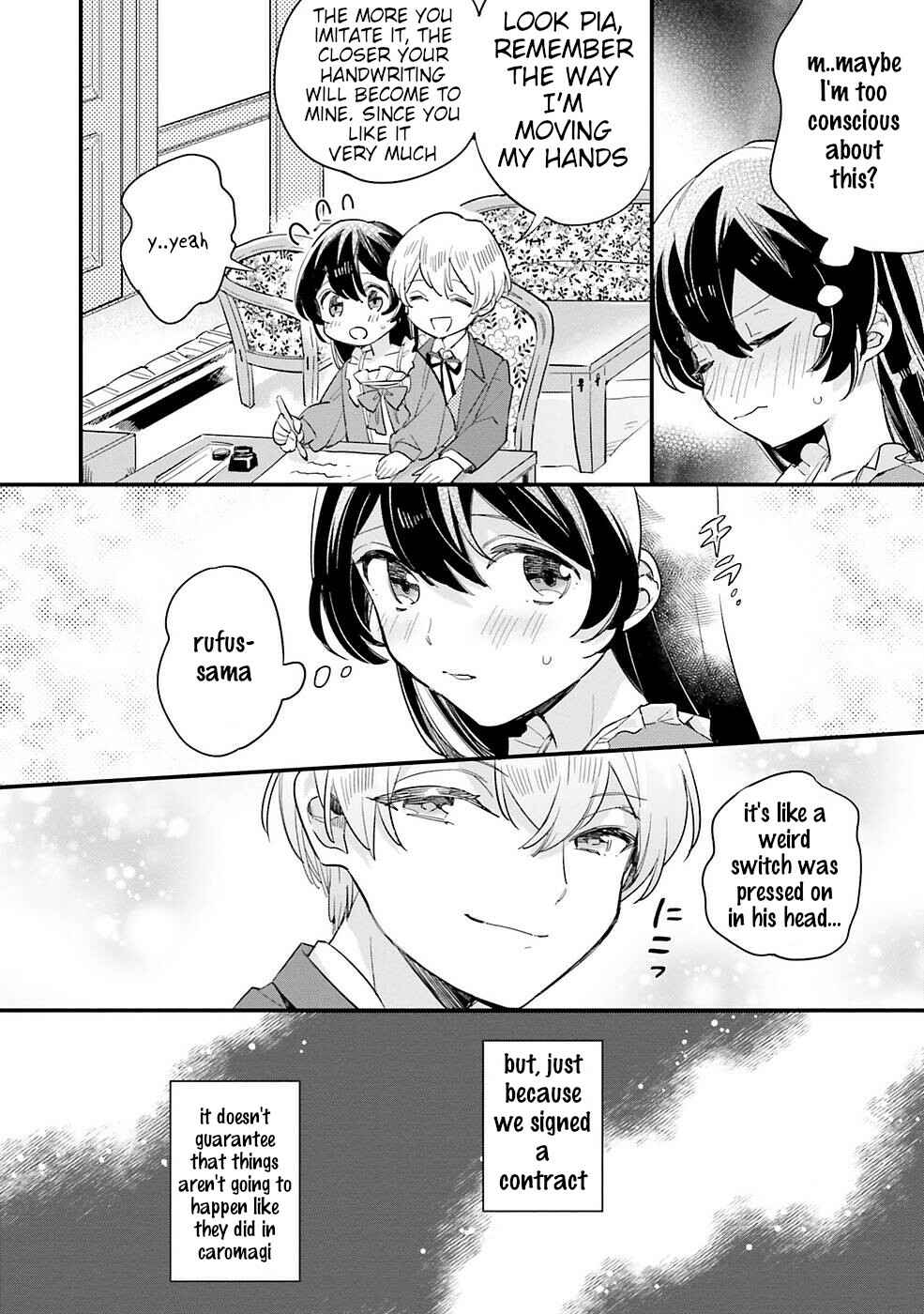Yowaki MAX Reijou nanoni, Ratsuwan Konyakusha-sama no Kake ni Notte Shimatta Chapter 2.3 - Page 4