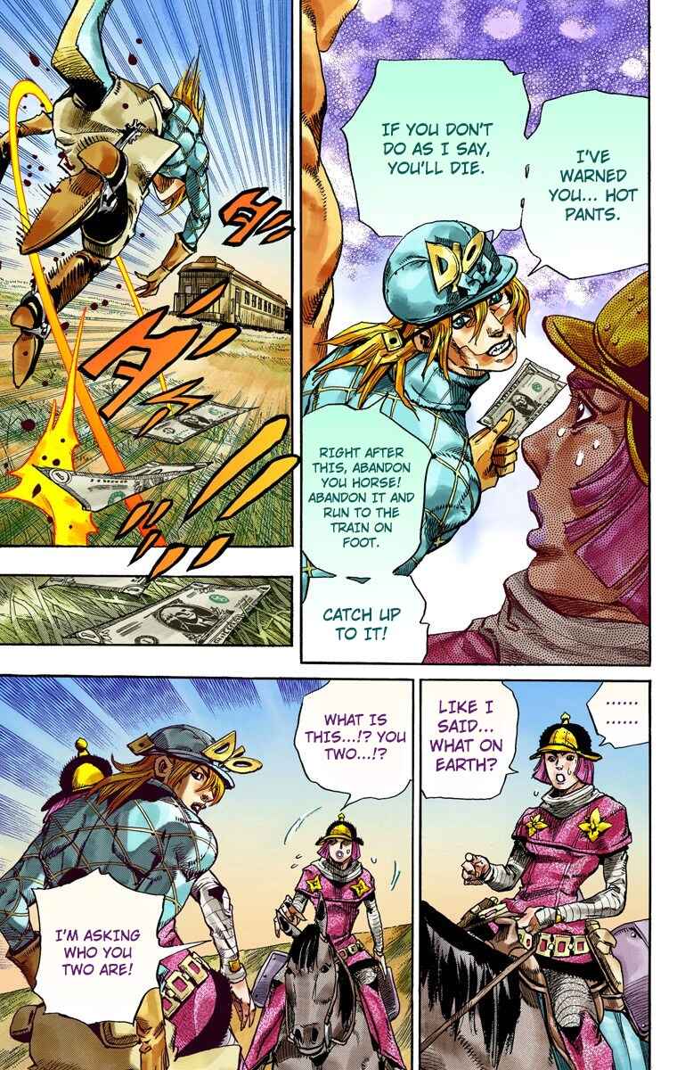 JoJo no Kimyou na Bouken: Part 7 - Steel Ball Run Color-ban Chapter 74 - Page 28