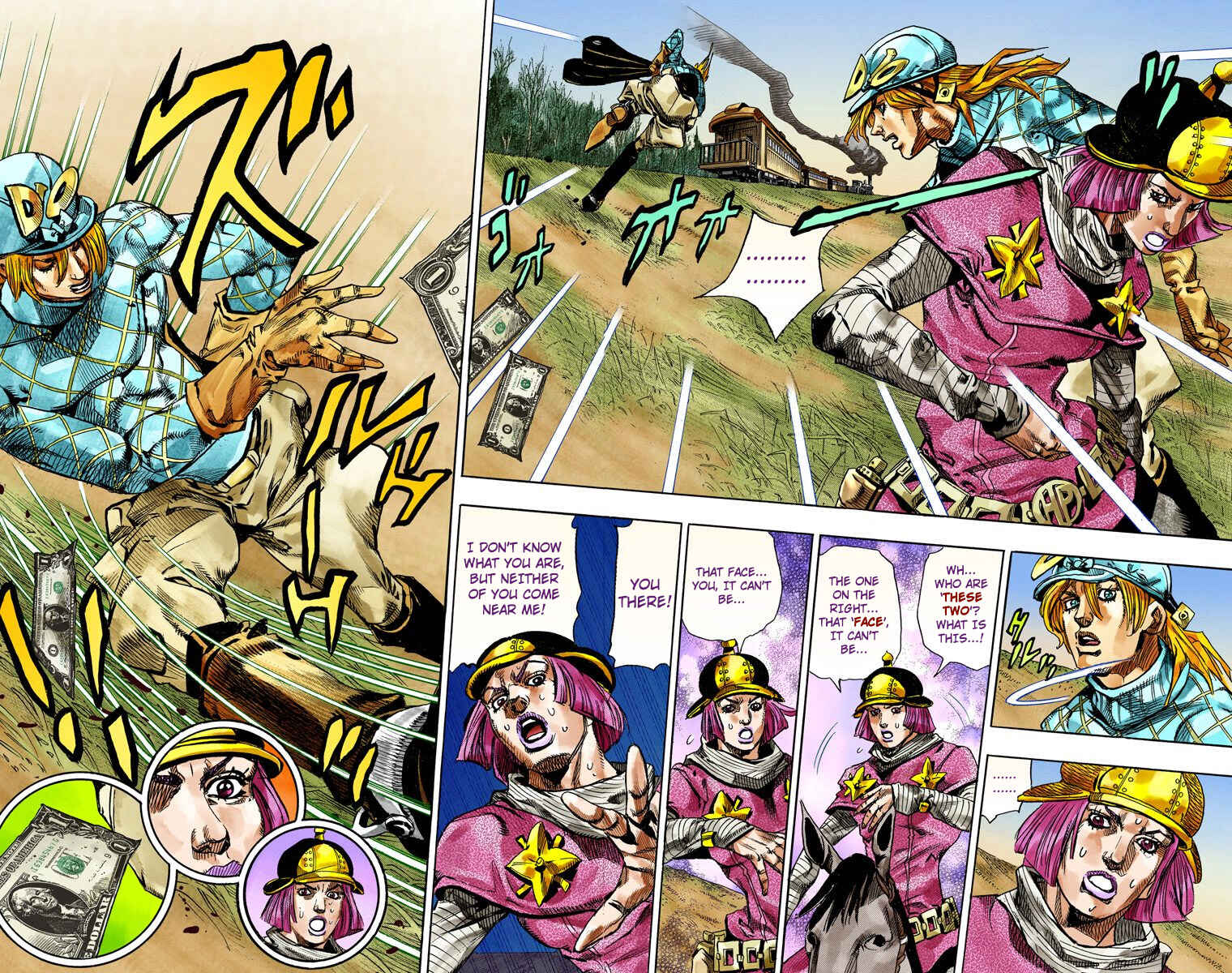 JoJo no Kimyou na Bouken: Part 7 - Steel Ball Run Color-ban Chapter 74 - Page 29