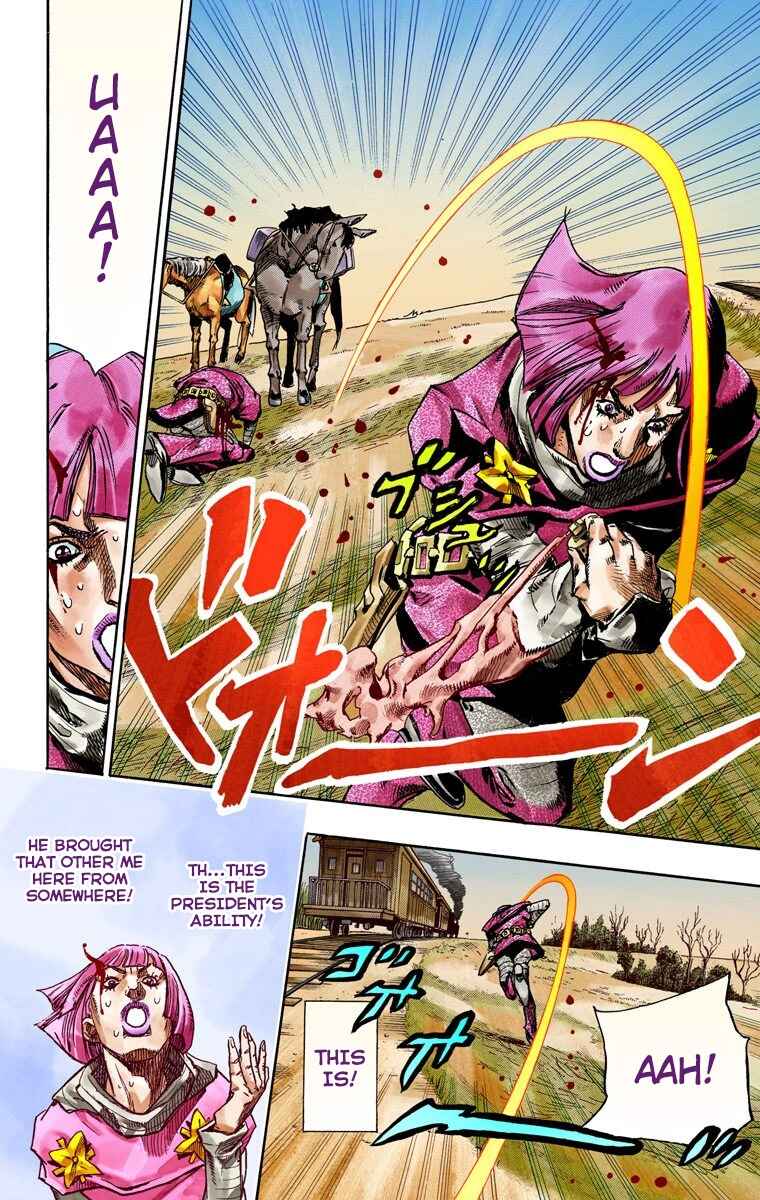 JoJo no Kimyou na Bouken: Part 7 - Steel Ball Run Color-ban Chapter 74 - Page 43