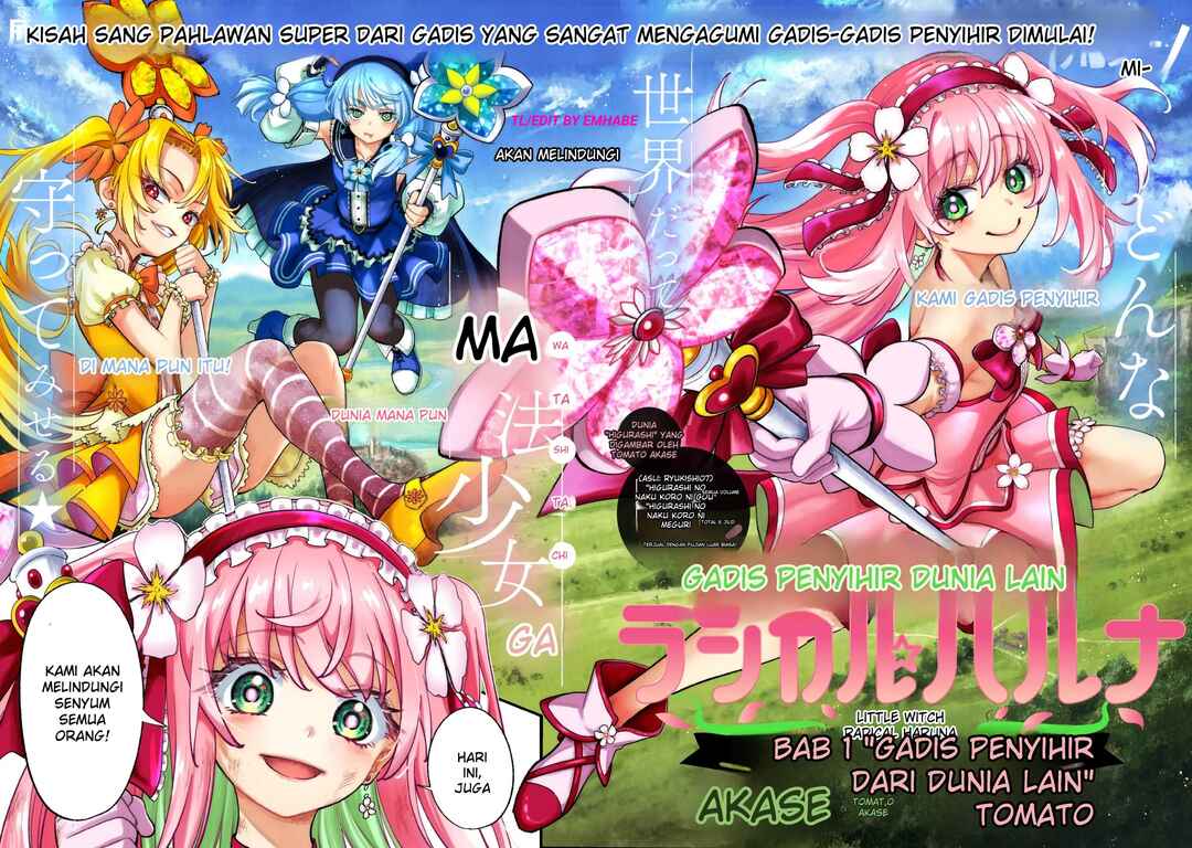 Isekai Mahou Shoujo Radical☆Haruna Chapter 1 - Page 3