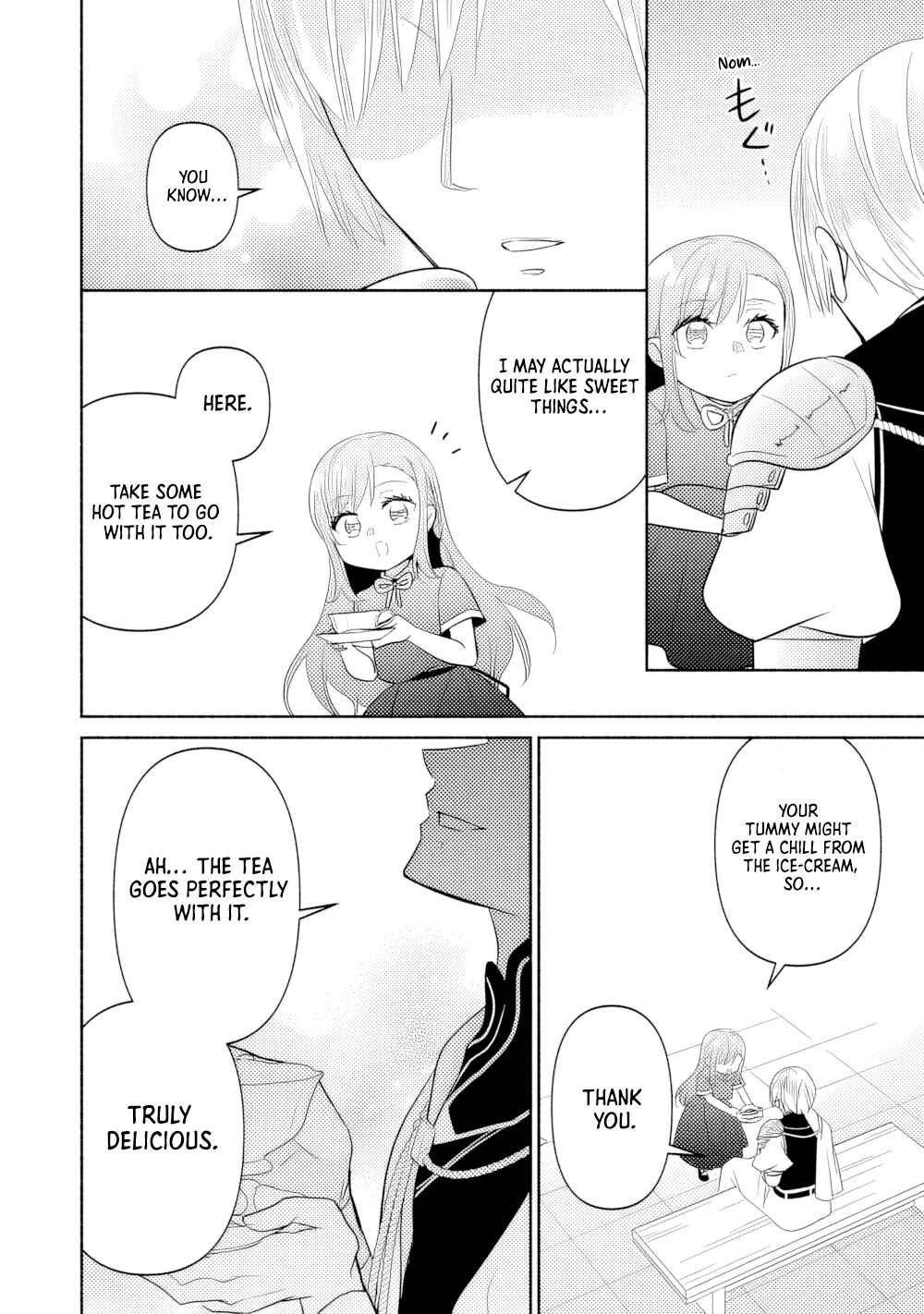 Tensei Youjo.: Shinjuu to Ouji to, Saikyou no Oji-san Youhei-dan no Naka de Ikiru Chapter 32 - Page 22