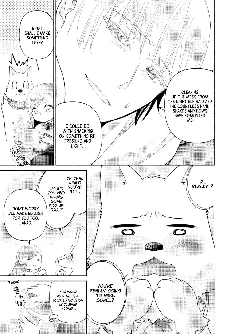 Tensei Youjo.: Shinjuu to Ouji to, Saikyou no Oji-san Youhei-dan no Naka de Ikiru Chapter 32 - Page 5