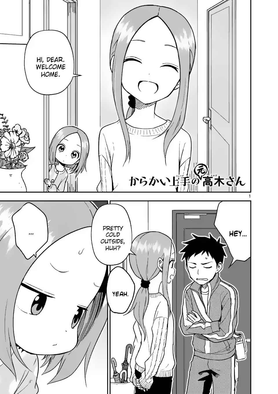 Karakai Jouzu no (Moto) Takagi-san Chapter 165 - Page 1
