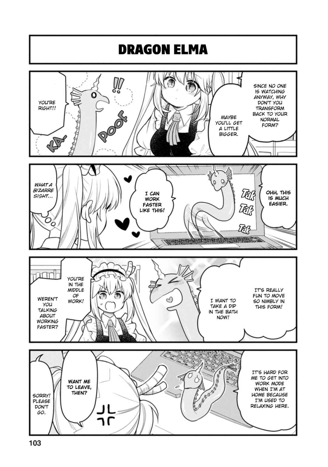 Kobayashi-san Chi no Maid Dragon - Elma OL Nikki Chapter 52 - Page 7