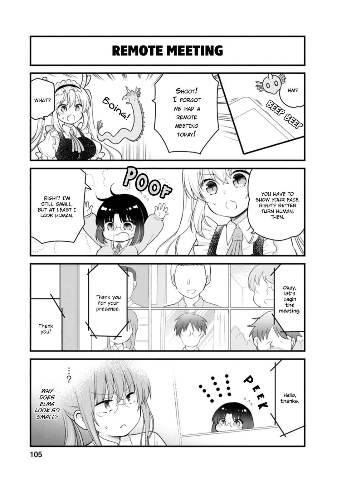Kobayashi-san Chi no Maid Dragon - Elma OL Nikki Chapter 52 - Page 9
