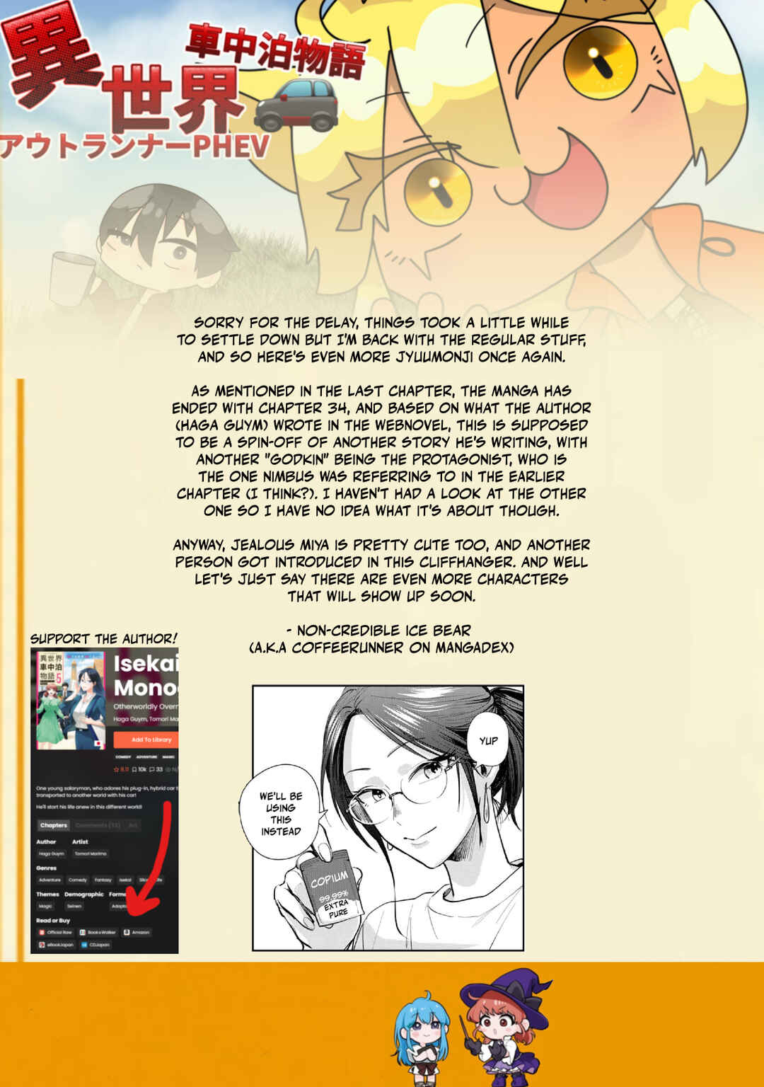 Isekai Shachuuhaku Monogatari: Outrunner PHEV Chapter 27 - Page 35