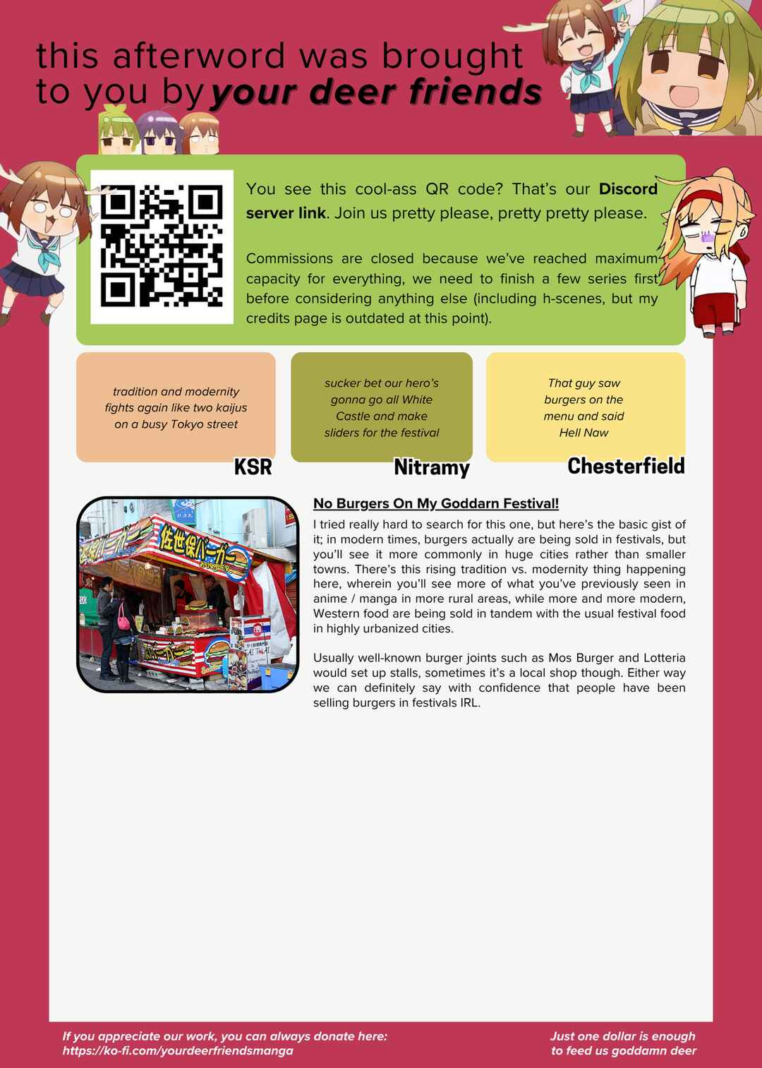 Honjitsu no Burger Chapter 29 - Page 24