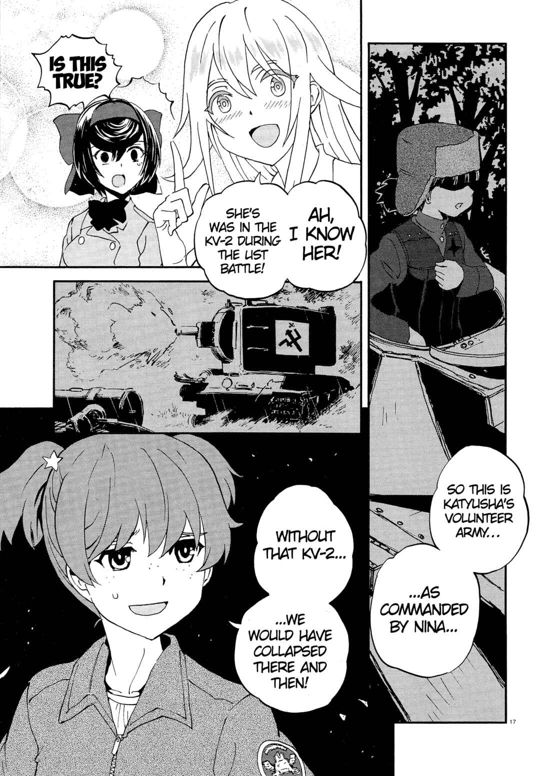 Girls und Panzer: Ribbon no Musha Chapter 31 - Page 17