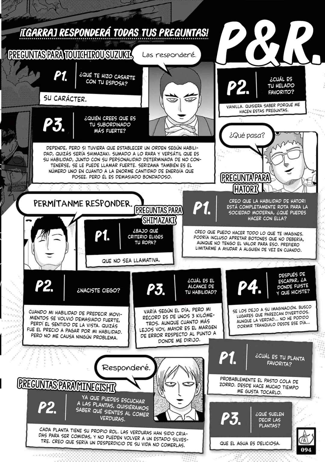 Mob Psycho 100 Official Fanbook. Chapter 6 - Page 12